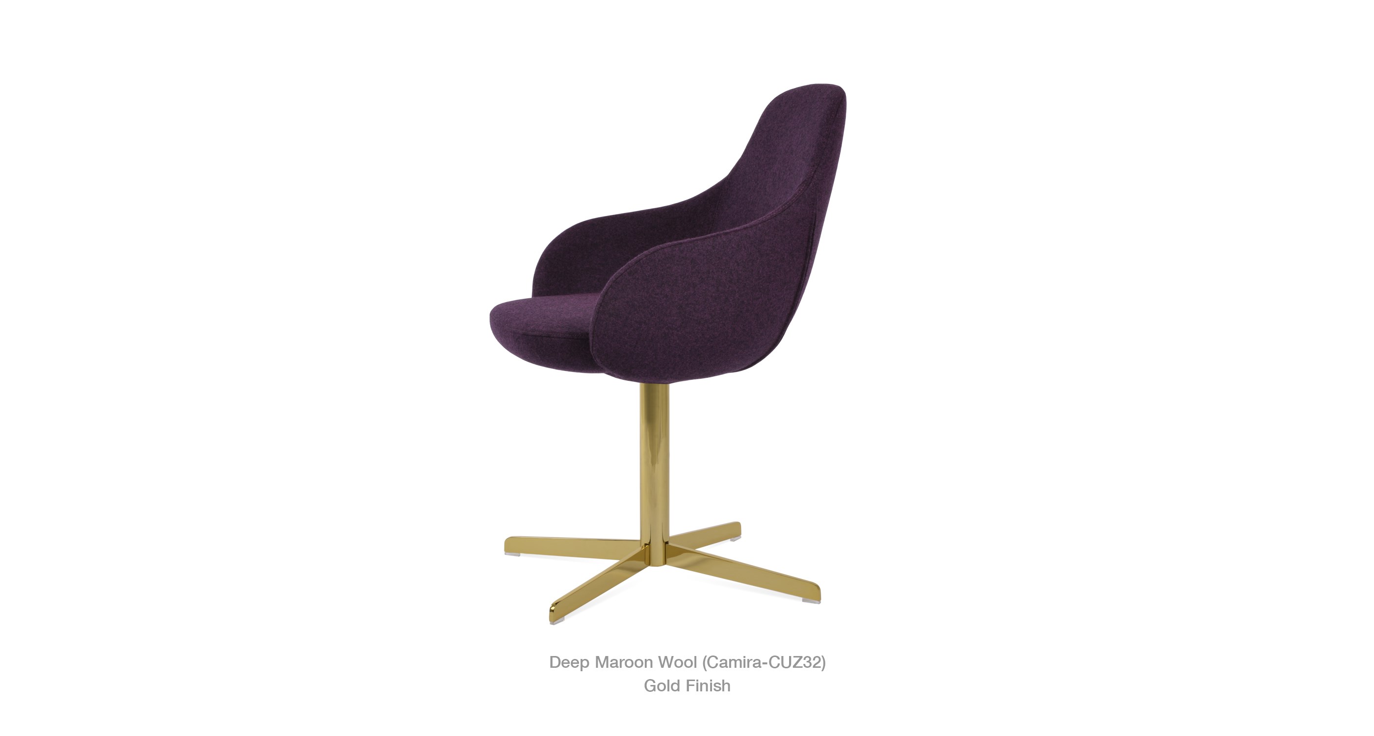Gazel Arm 4 Star Deep Maroon Gold