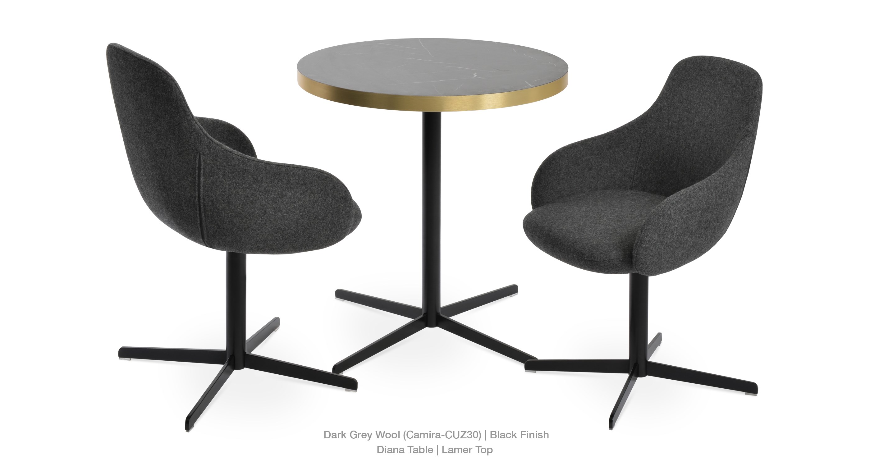 dark grey wool - diana