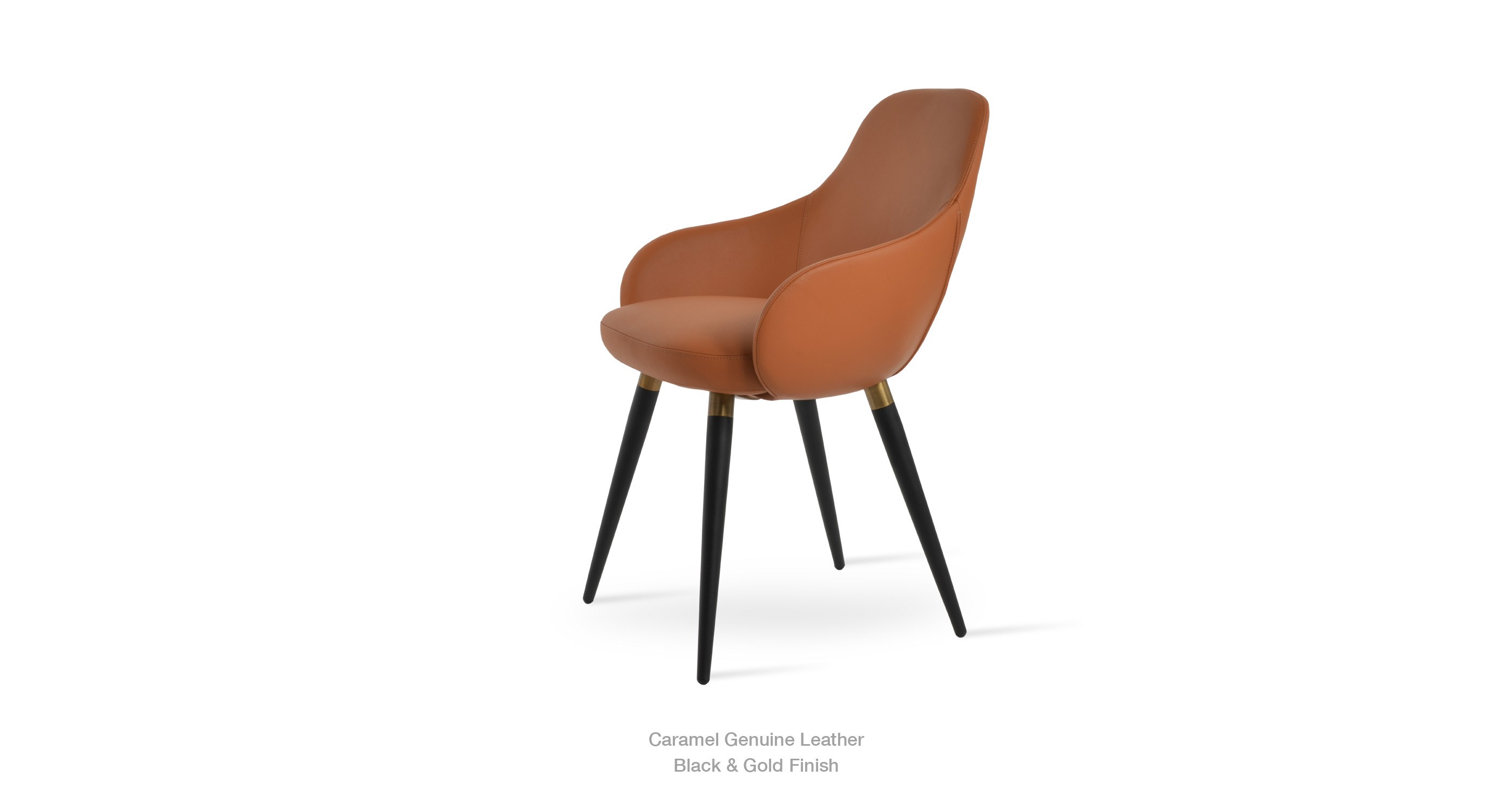 12 11 20 Gazel Arm Ana Caramel Leather Black