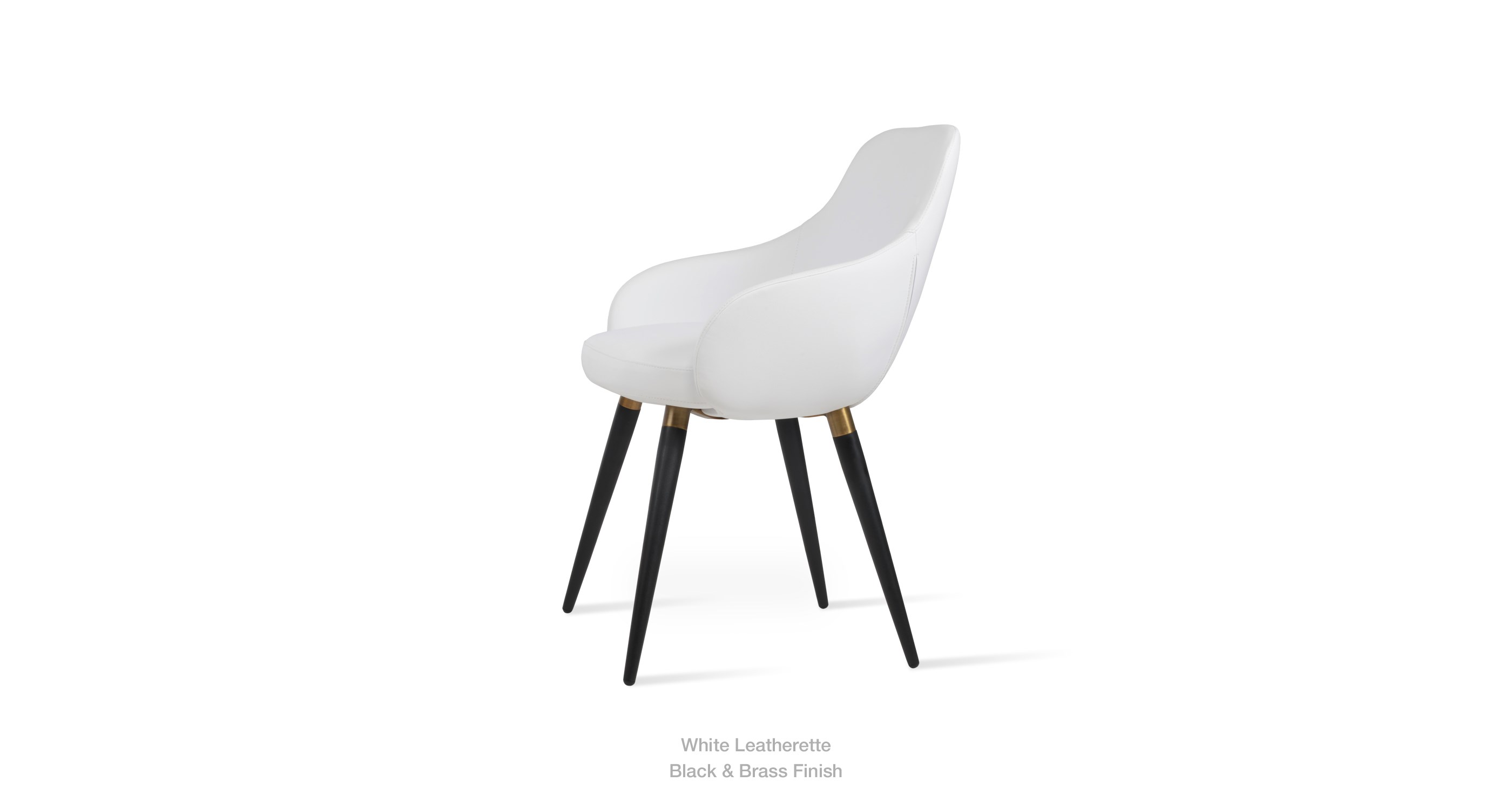 white leatherette