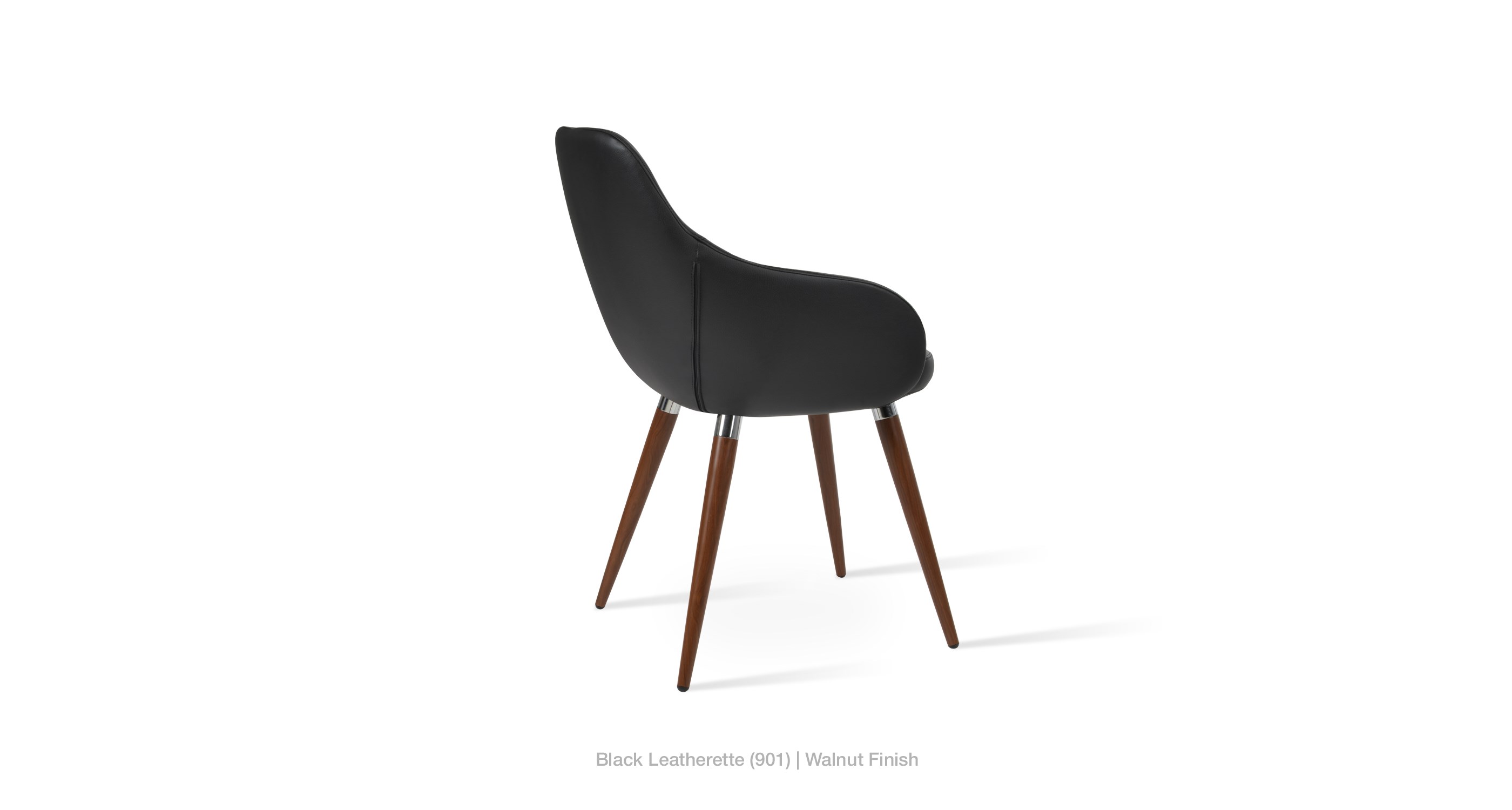 black leatherette