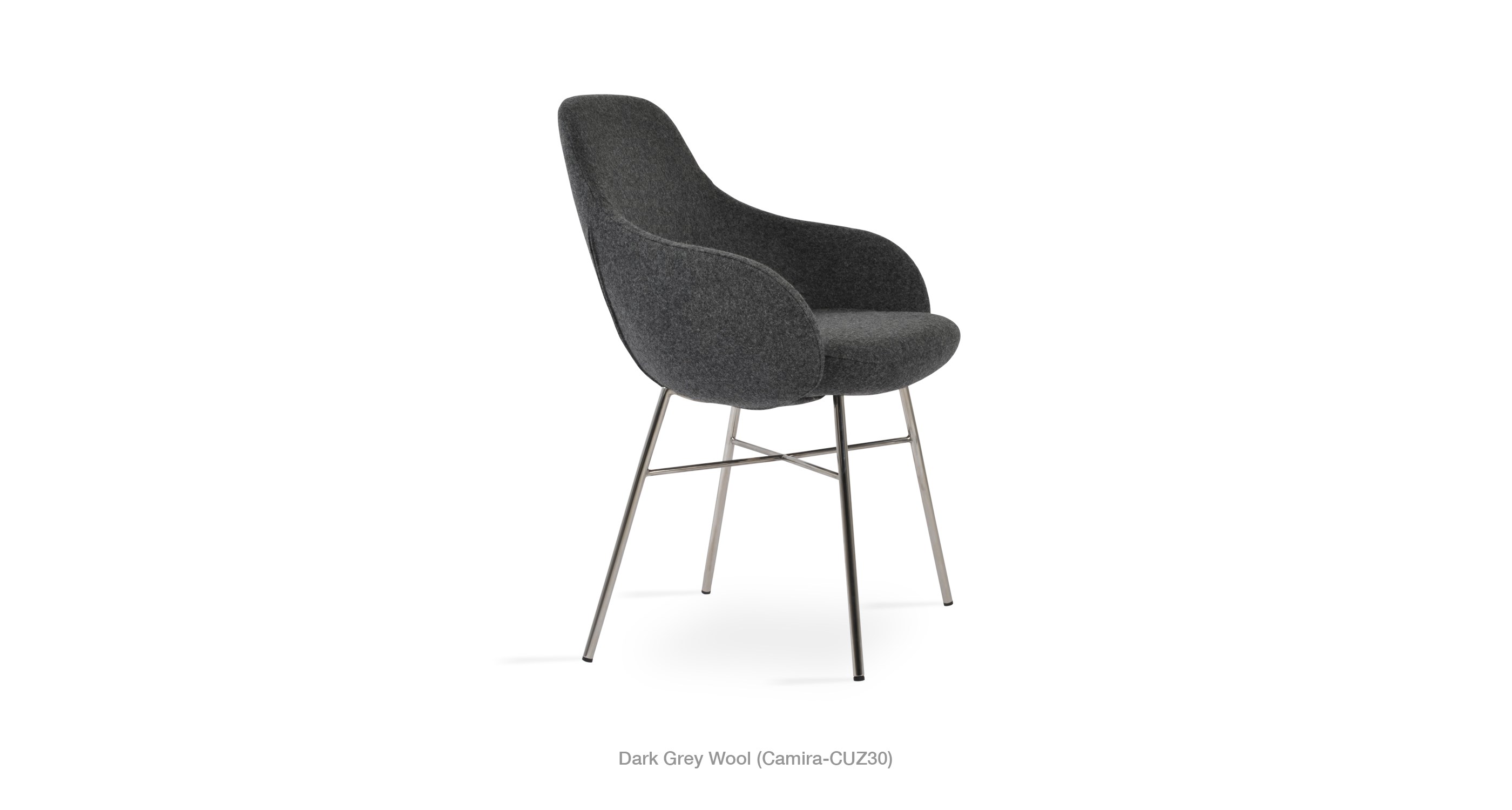 dark grey wool
