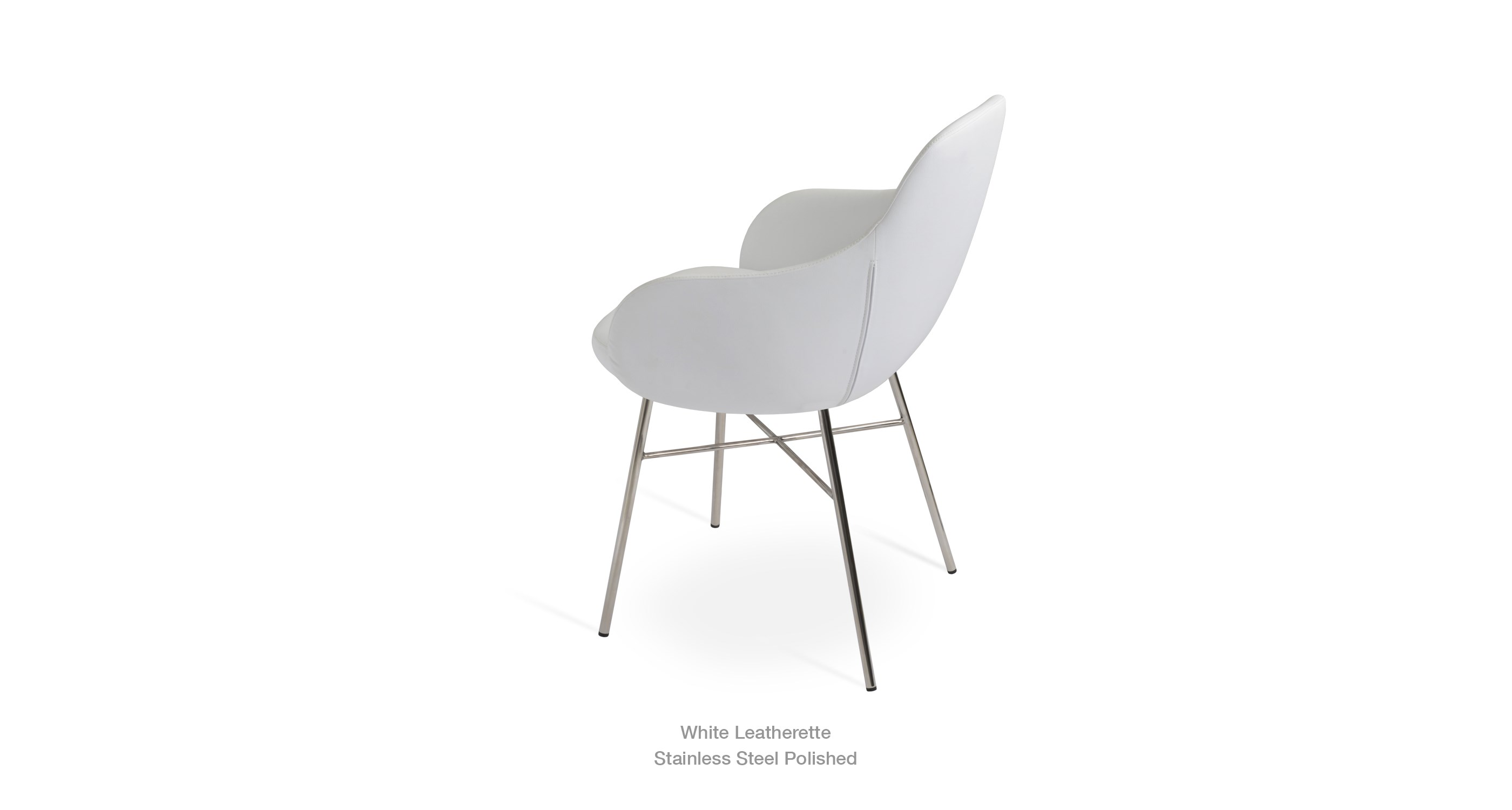white leathertte