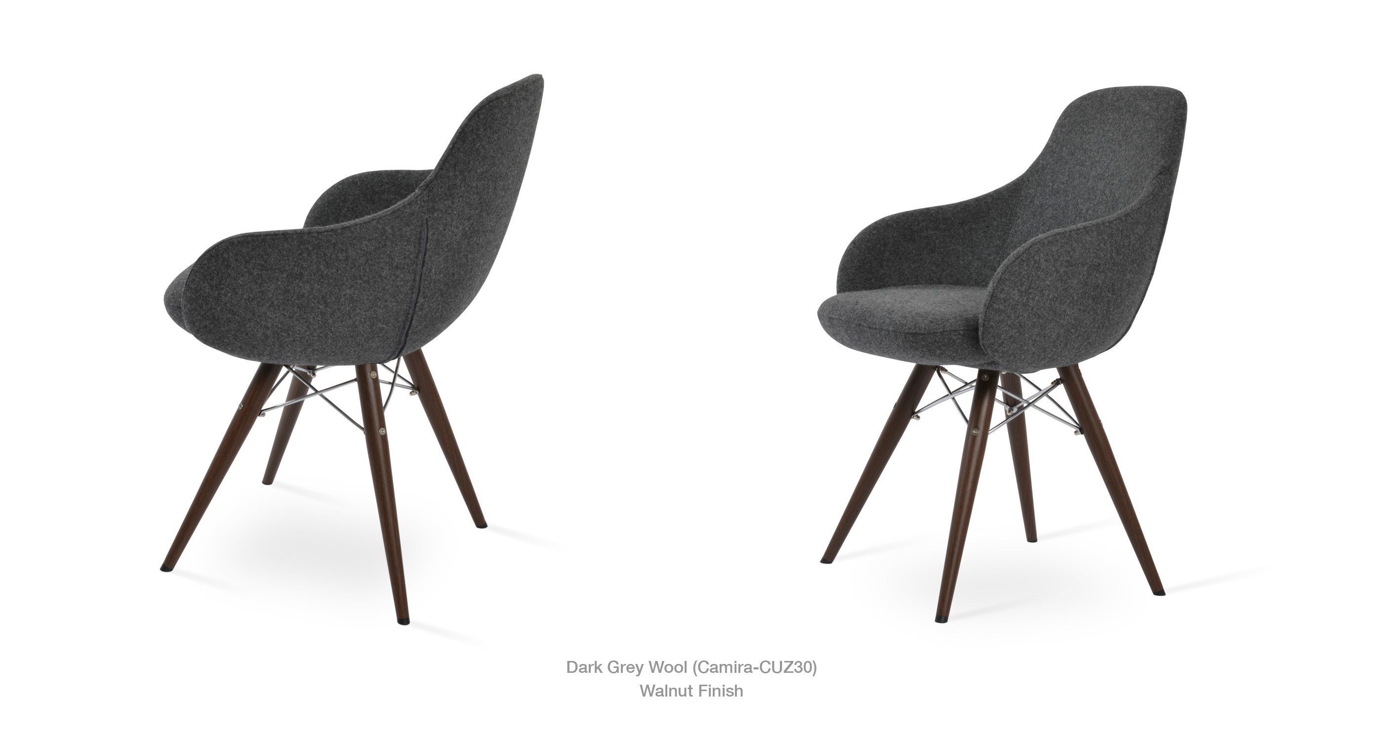 dark grey wool