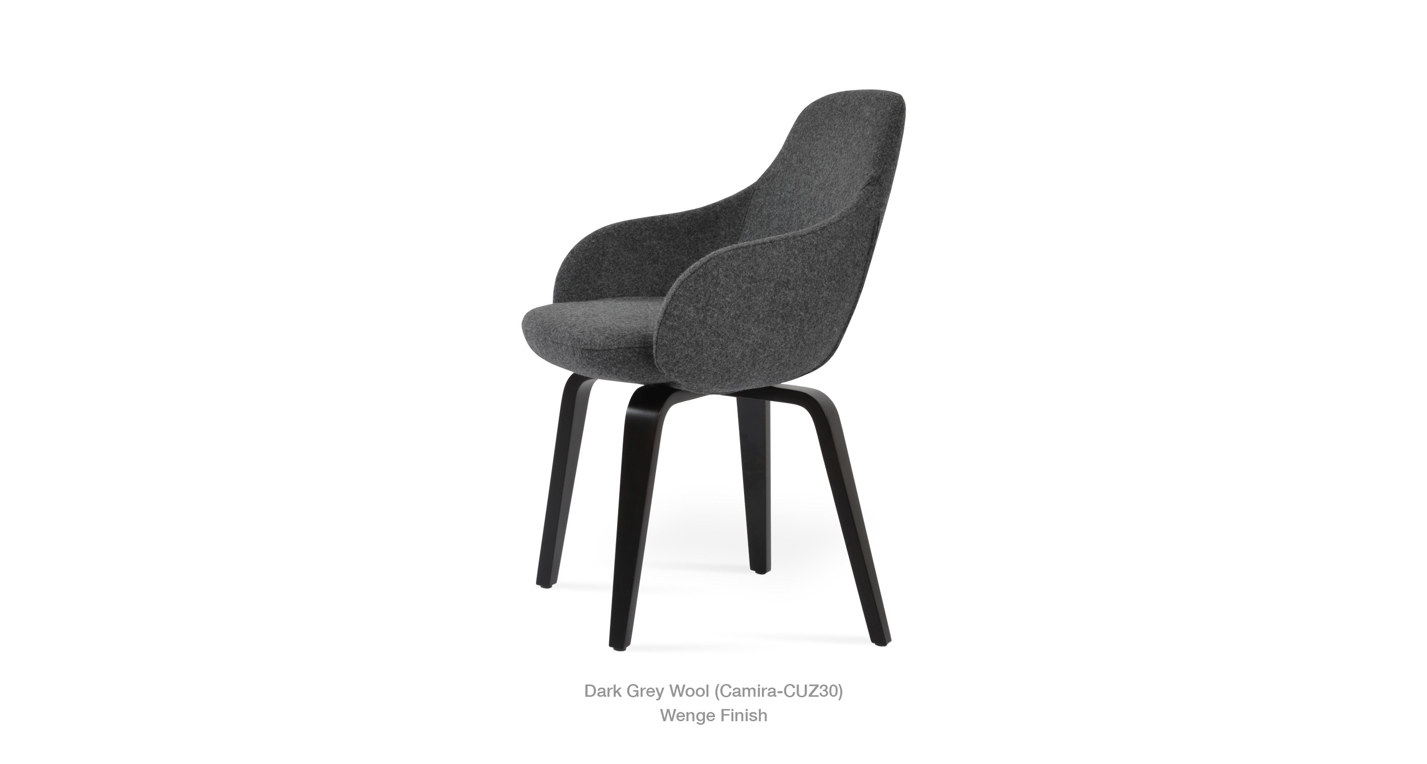 dark grey wool