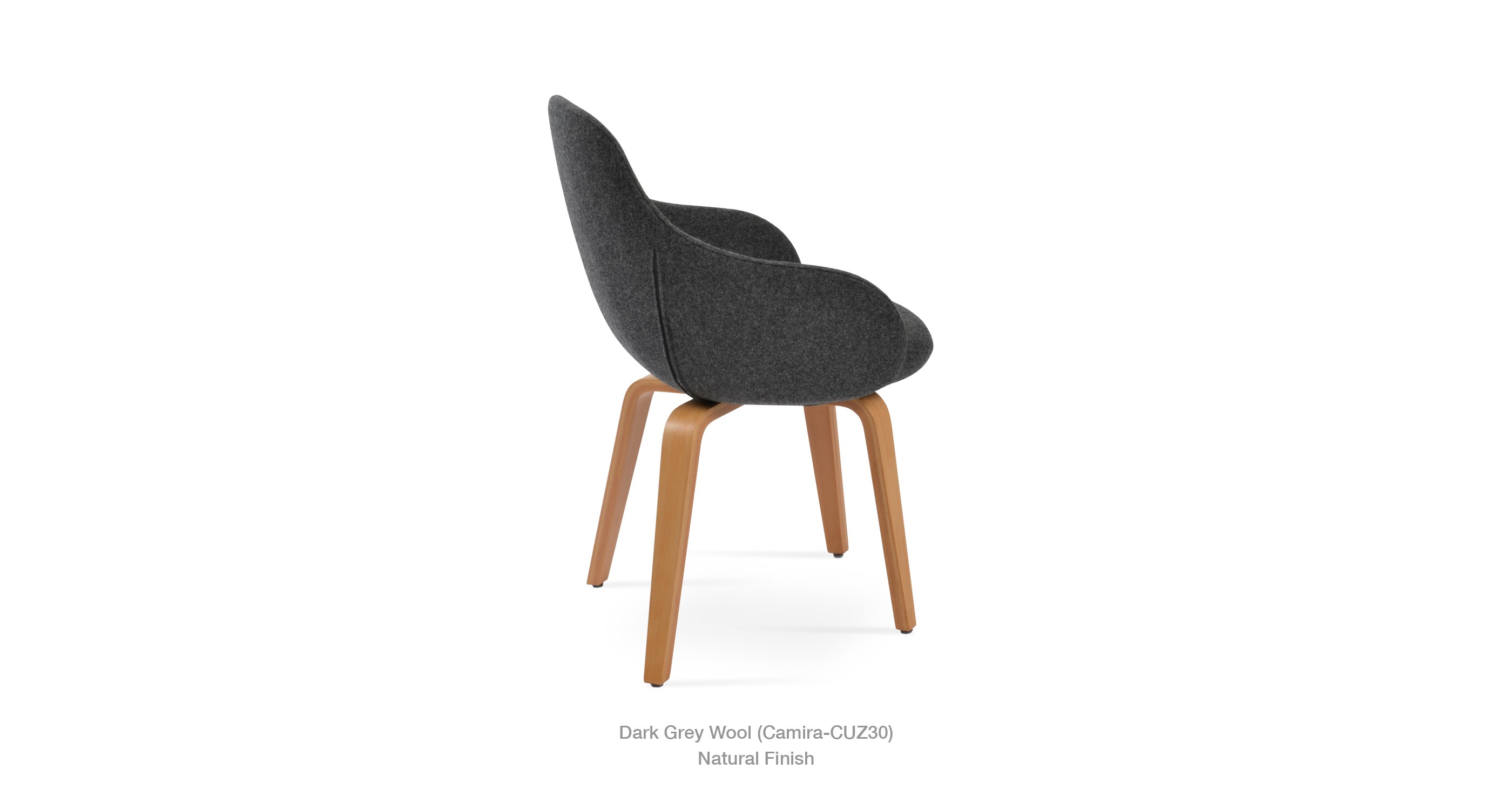 dark grey wool