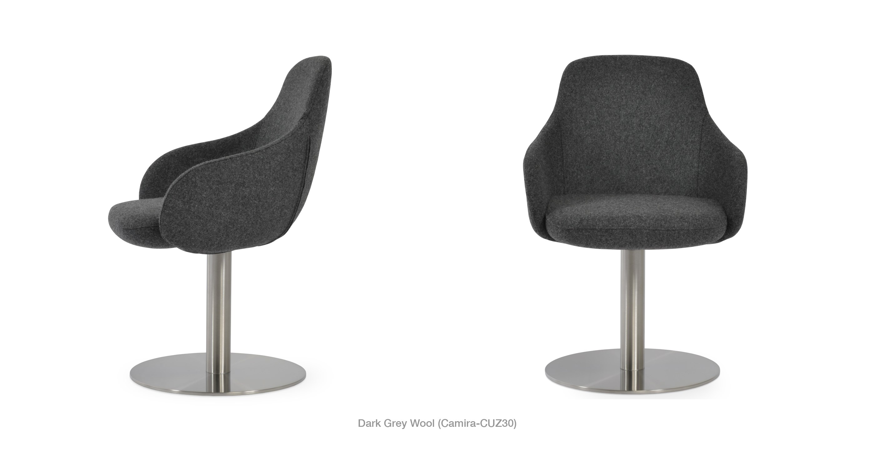dark grey wool