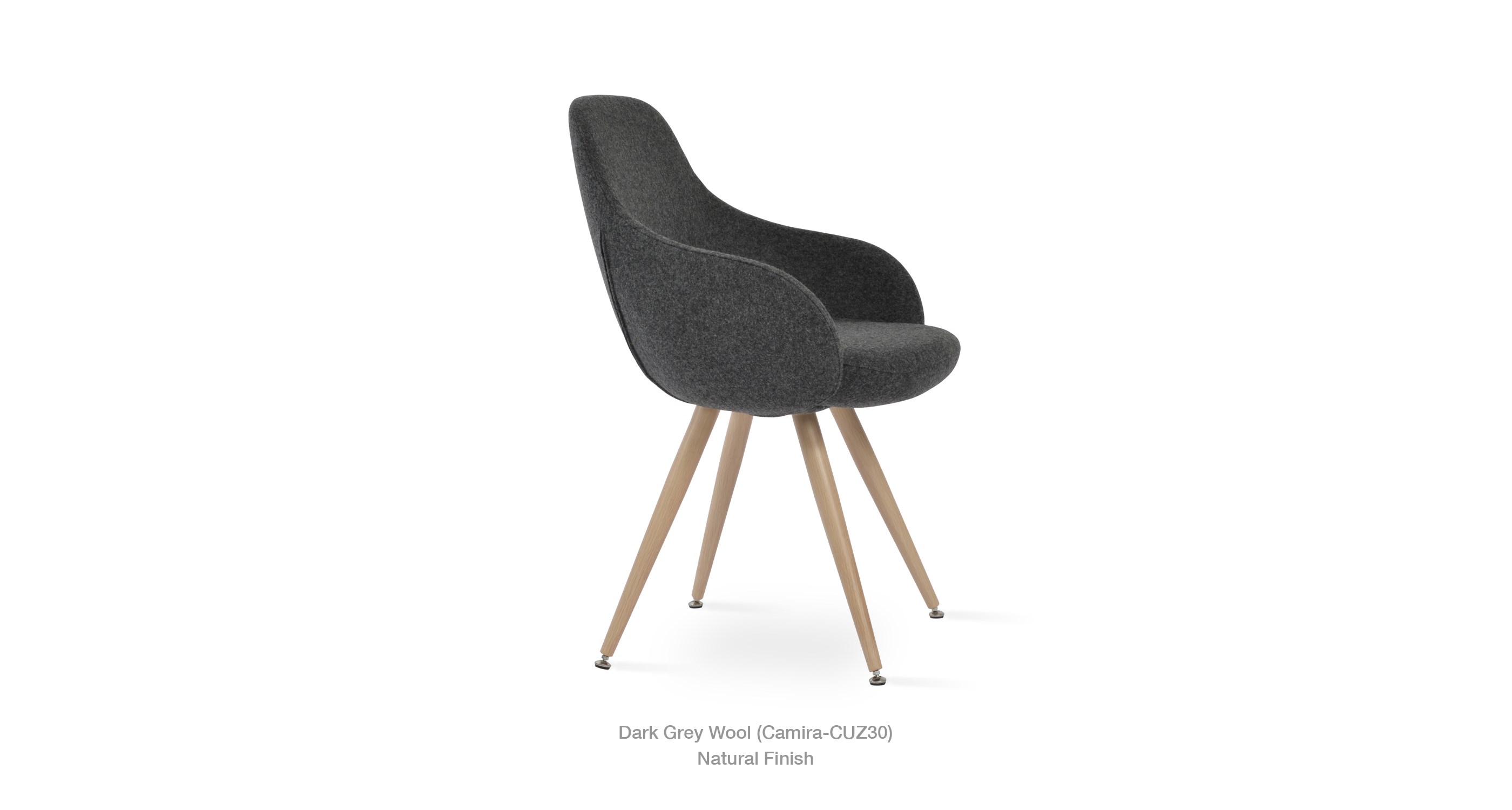 dark grey wool