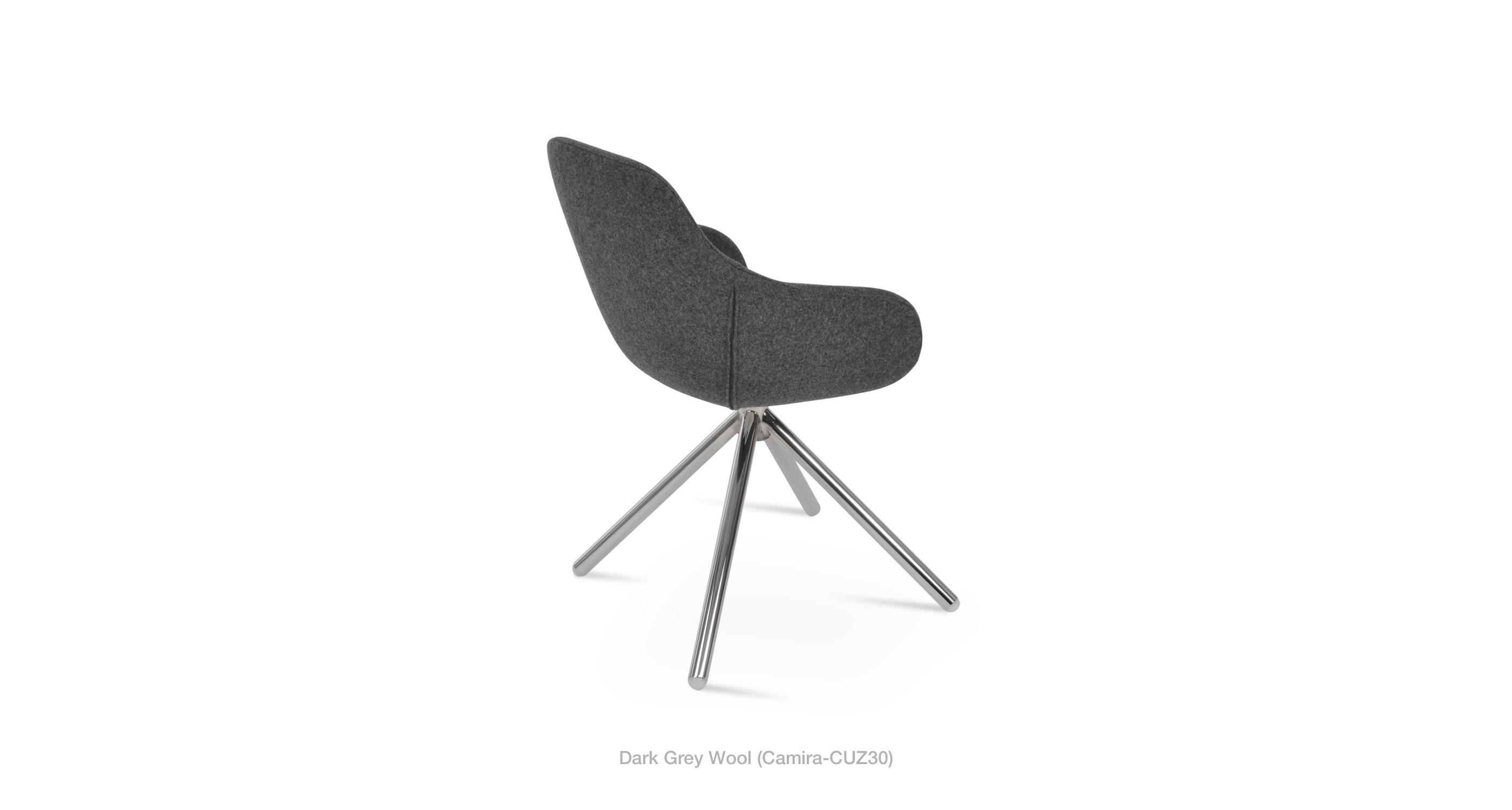dark grey wool