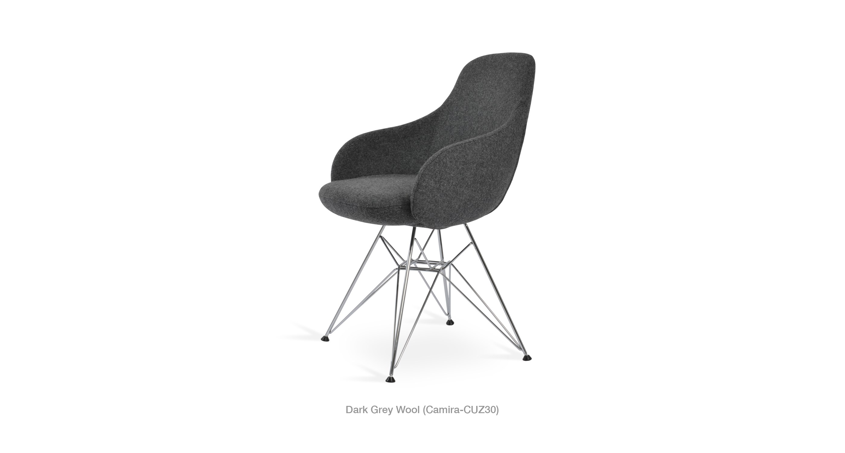 dark grey wool