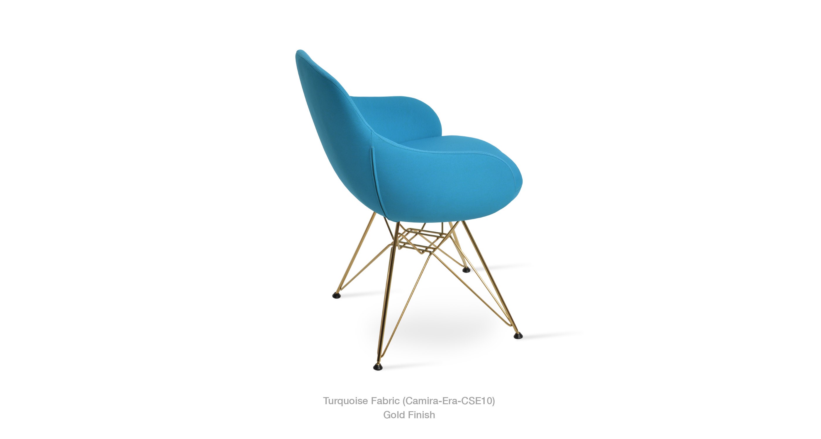 12 11 20 Gazel Arm Tower Turquoise Fabric Gold