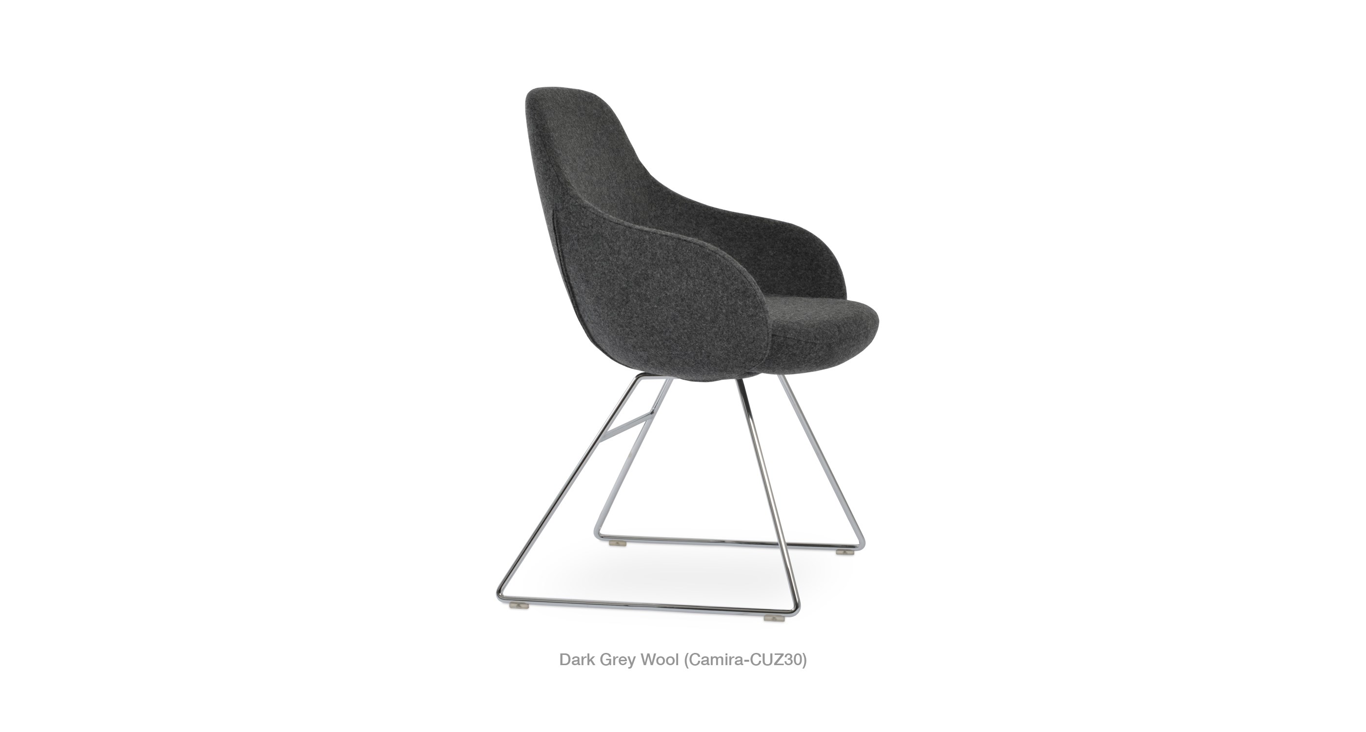 dark grey wool