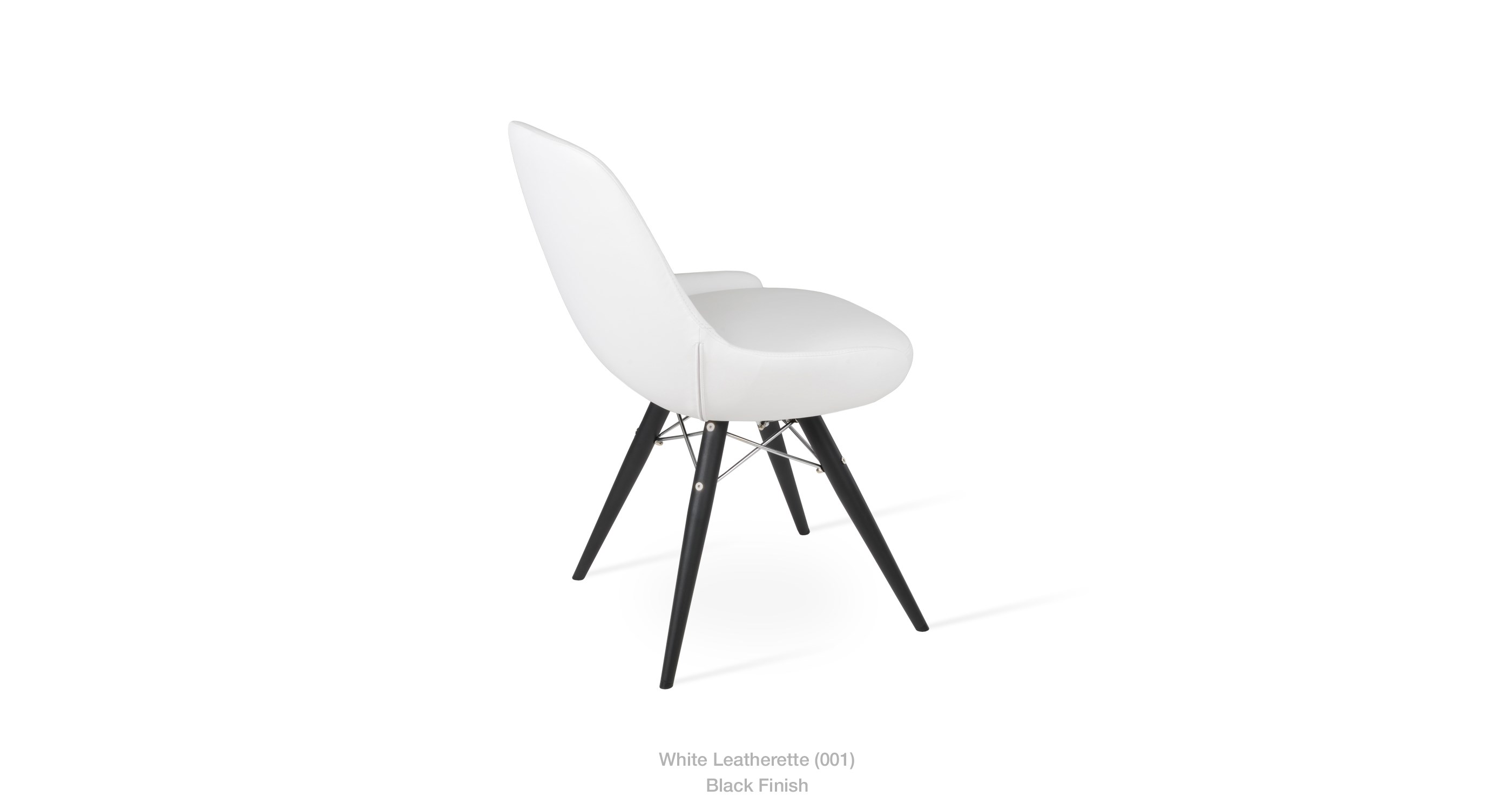 white leatherette