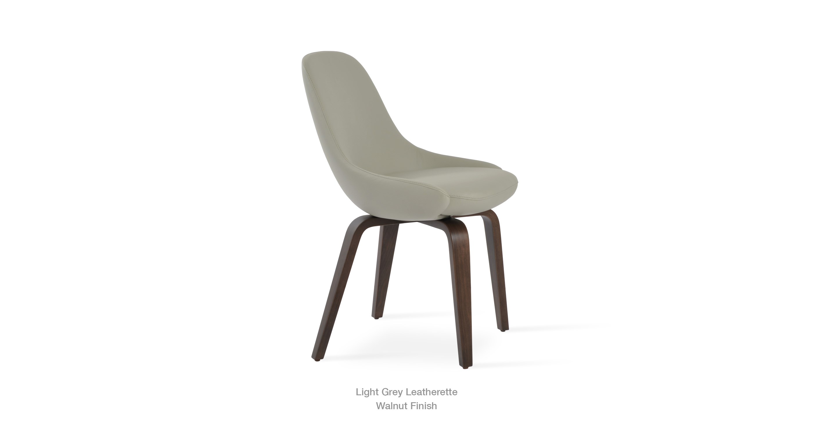 light grey leatherette