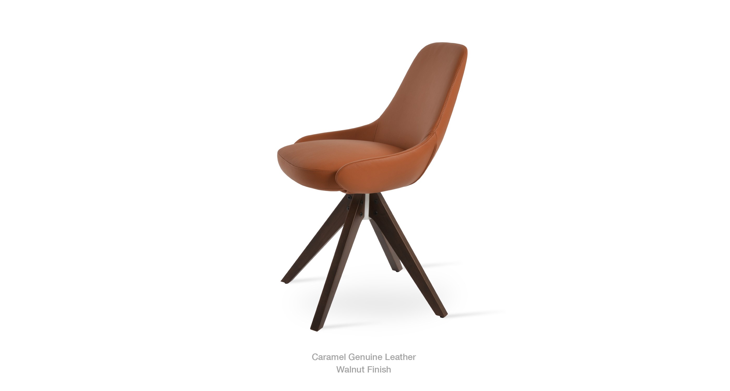 12 11 20 Gazel Pyramid Caramel Leather Walnut