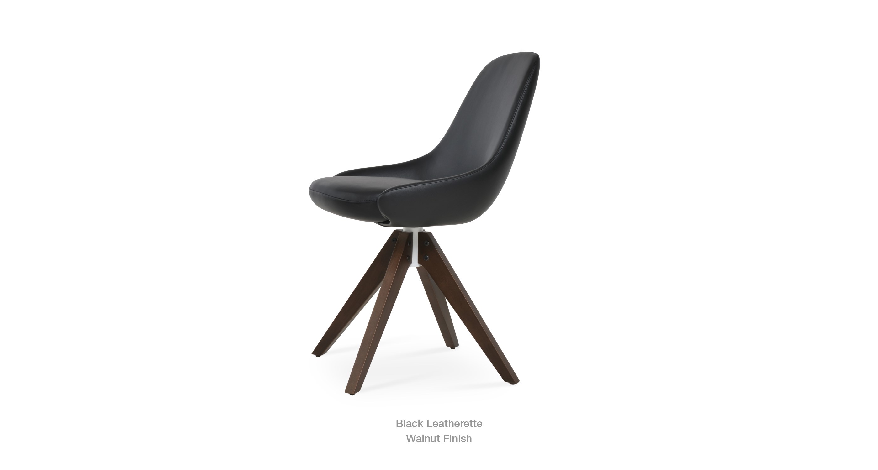 Gazel Pyramid Black Leatherette
