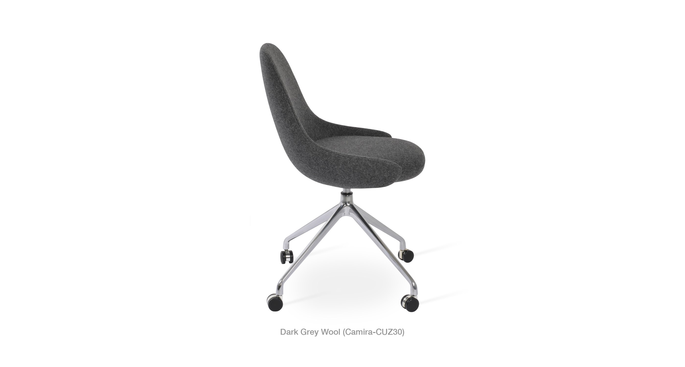 dark grey wool