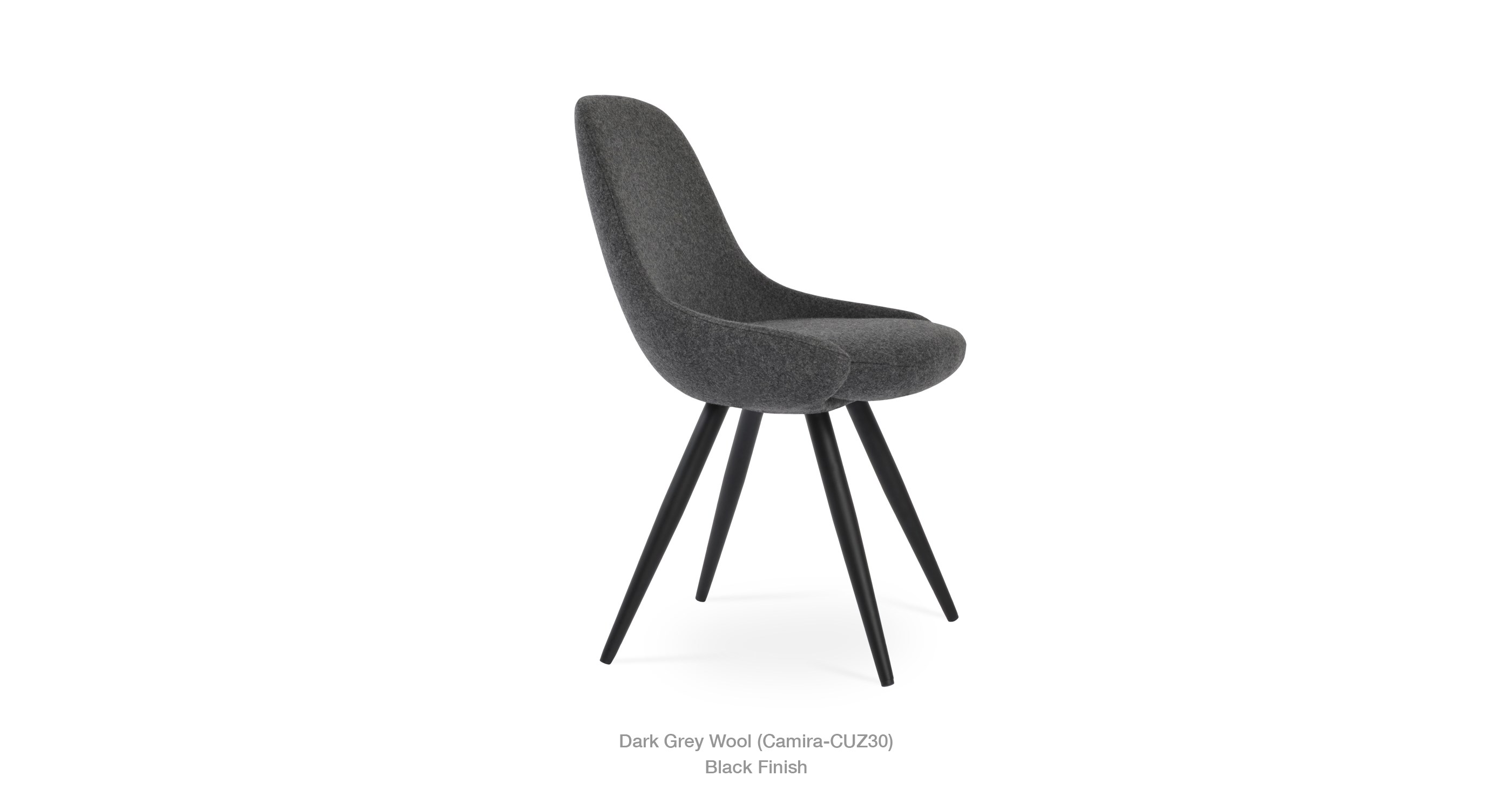dark grey wool