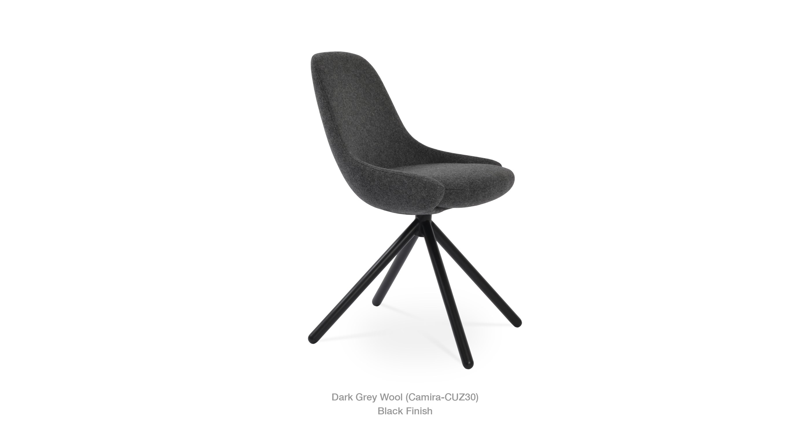 dark grey wool