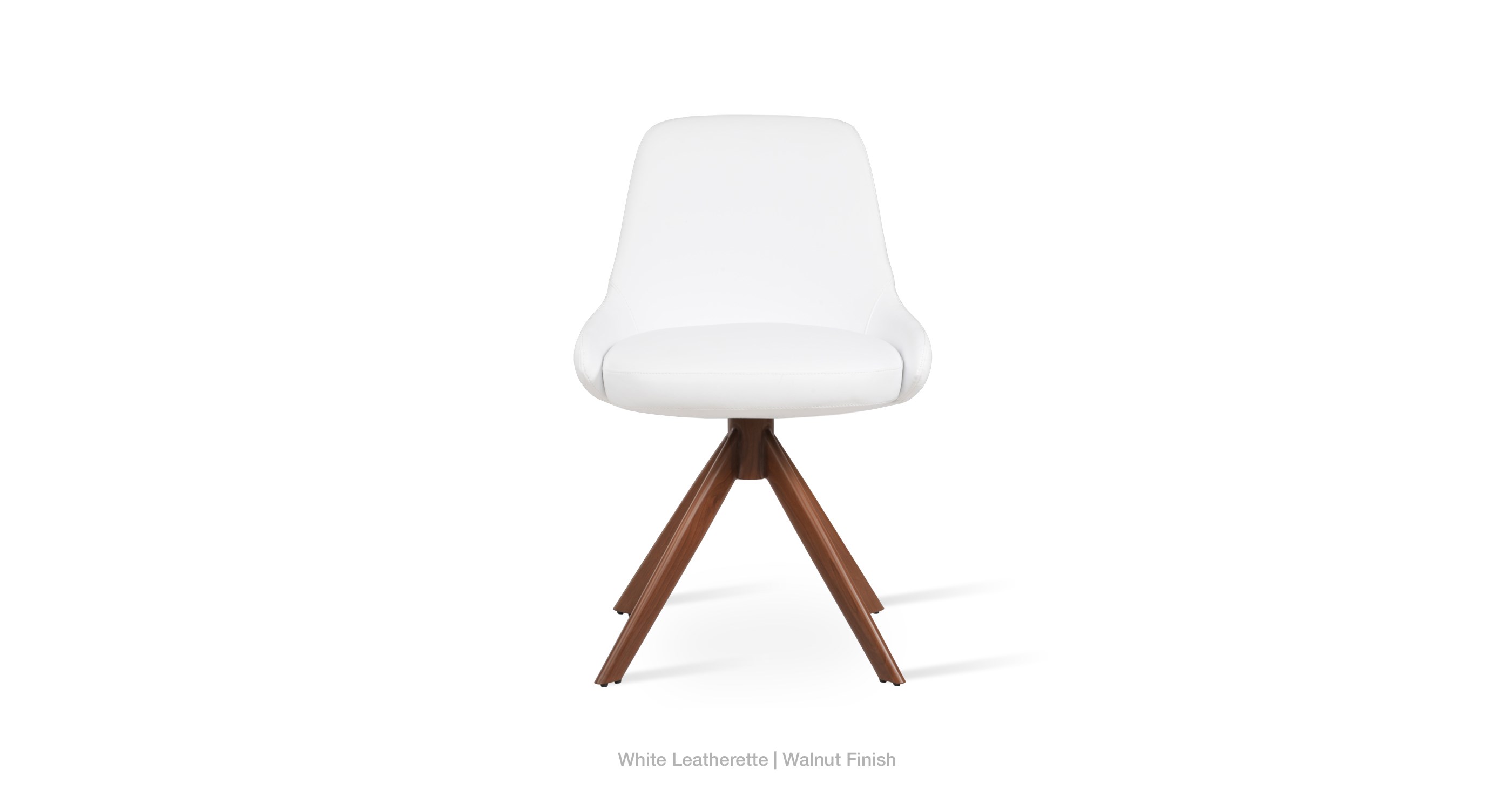 white leatherette