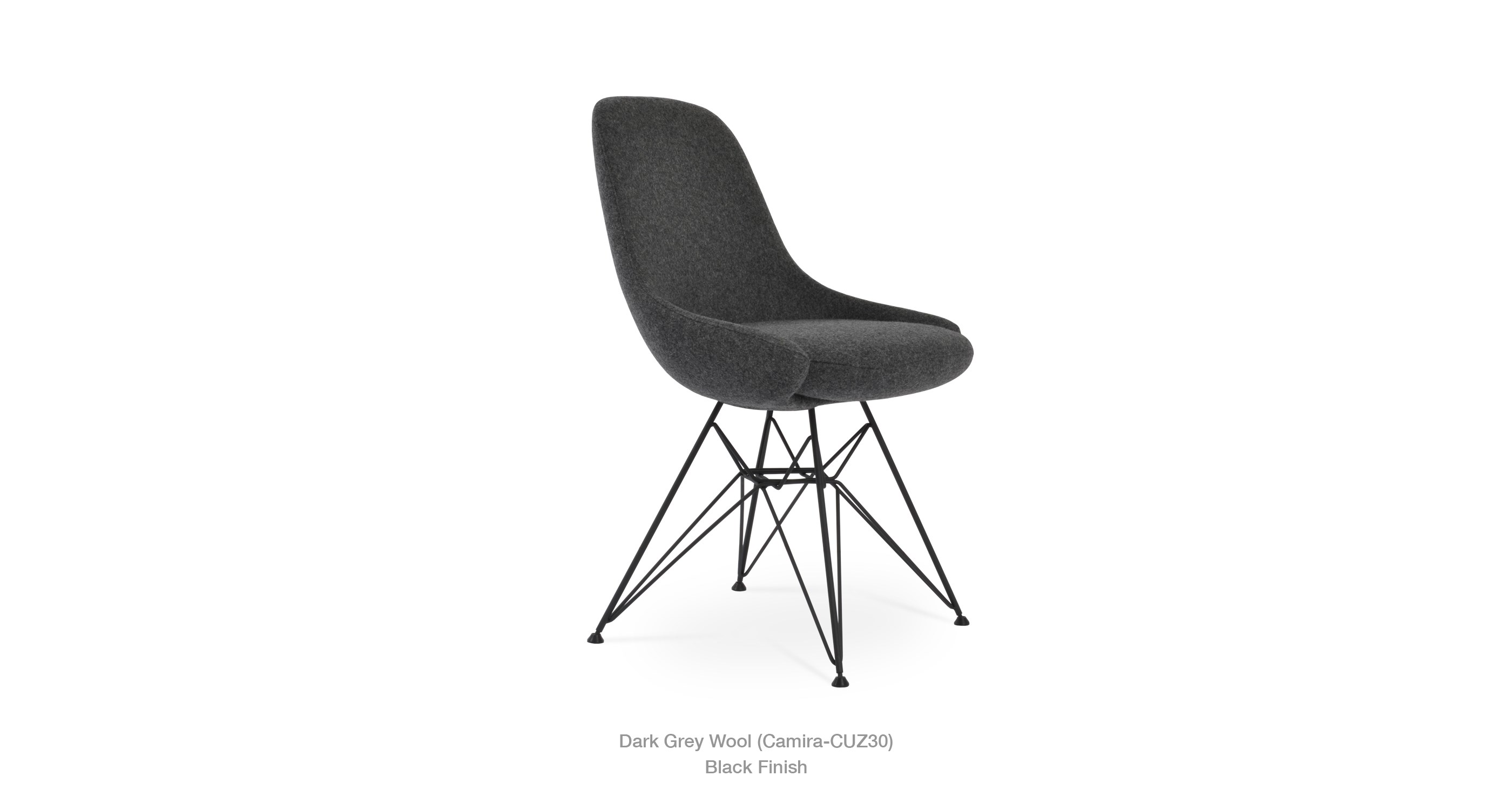 dark grey wool