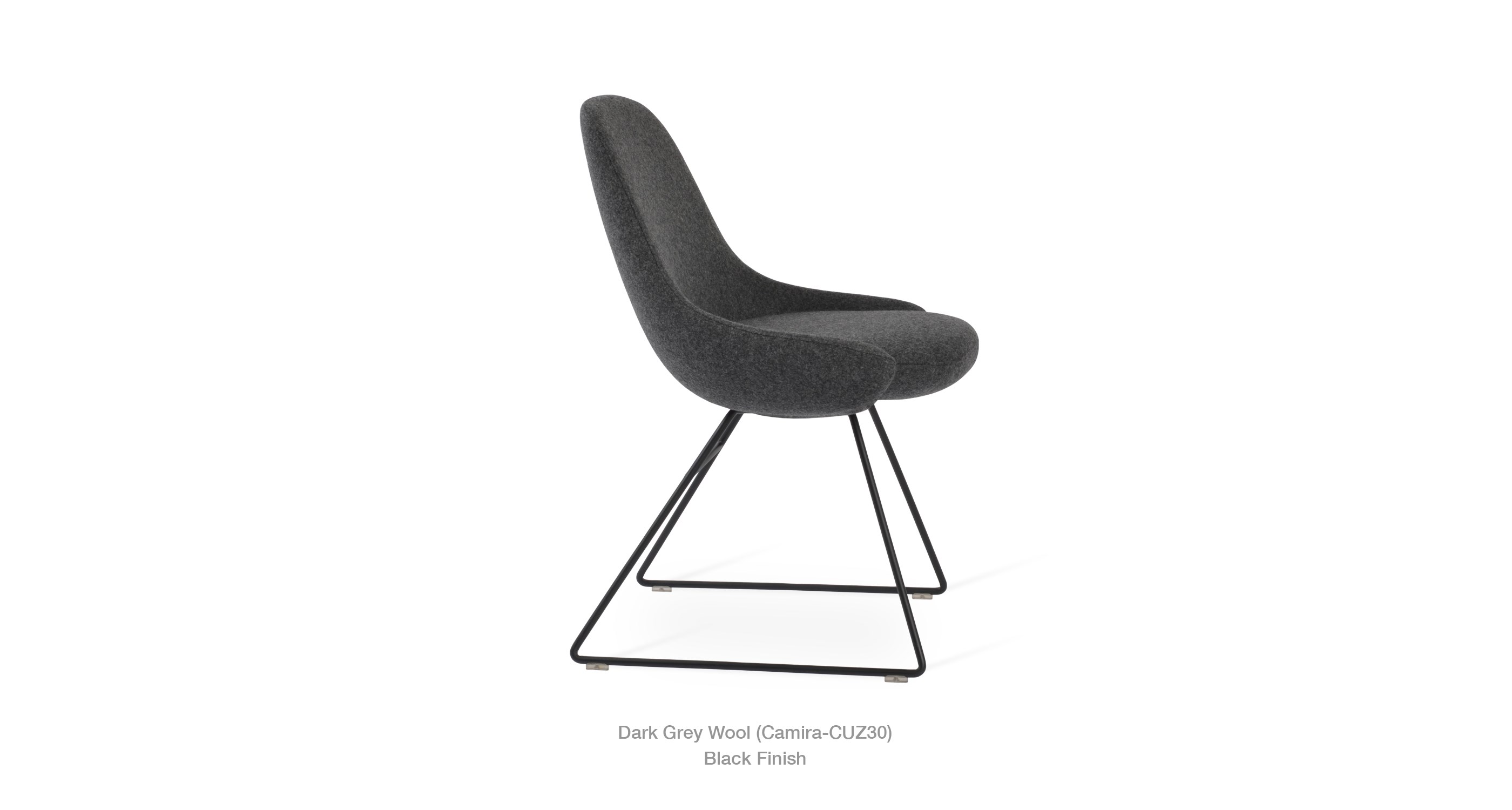 dark grey wool