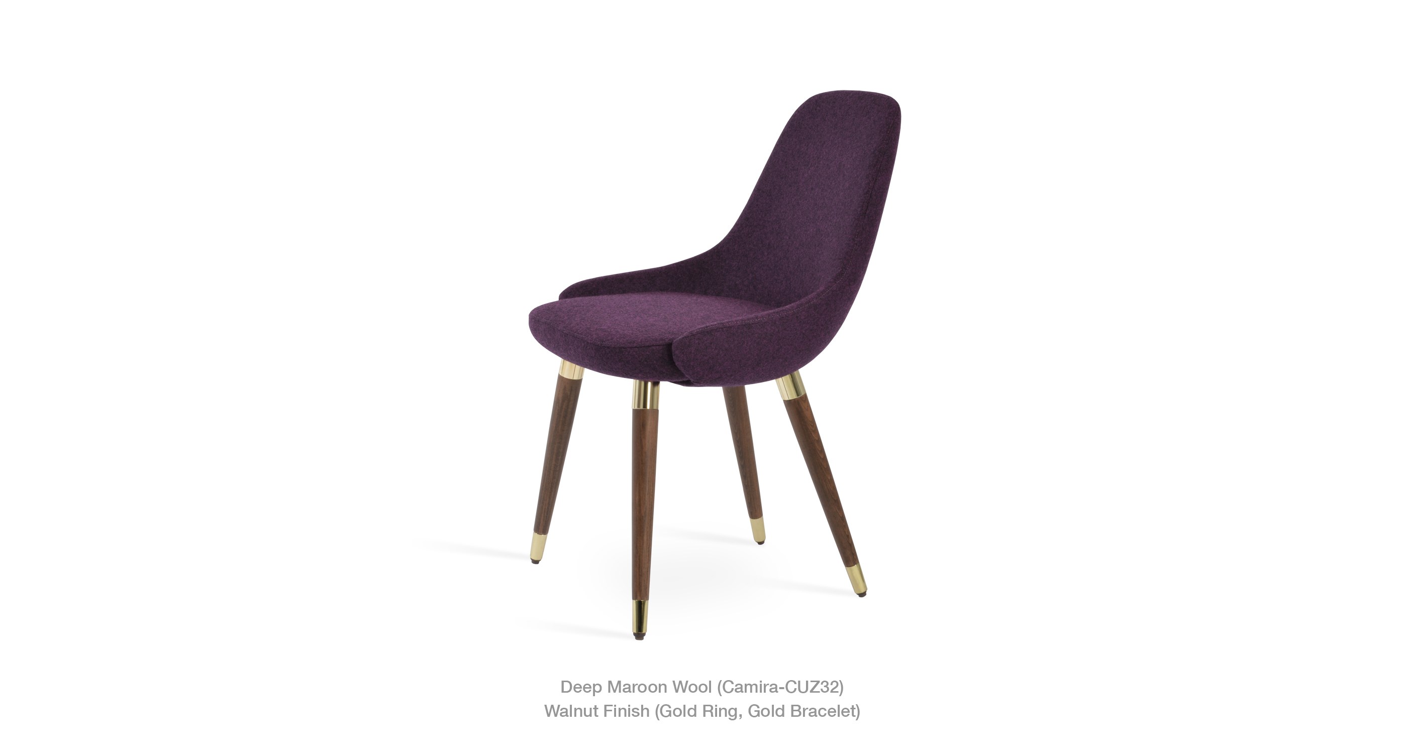 Gazel Wood Deep Maroon Walnut