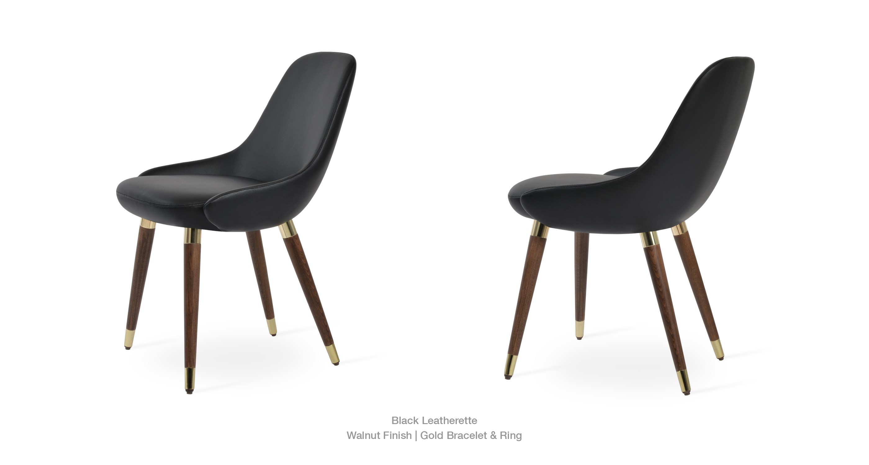 black leatherette