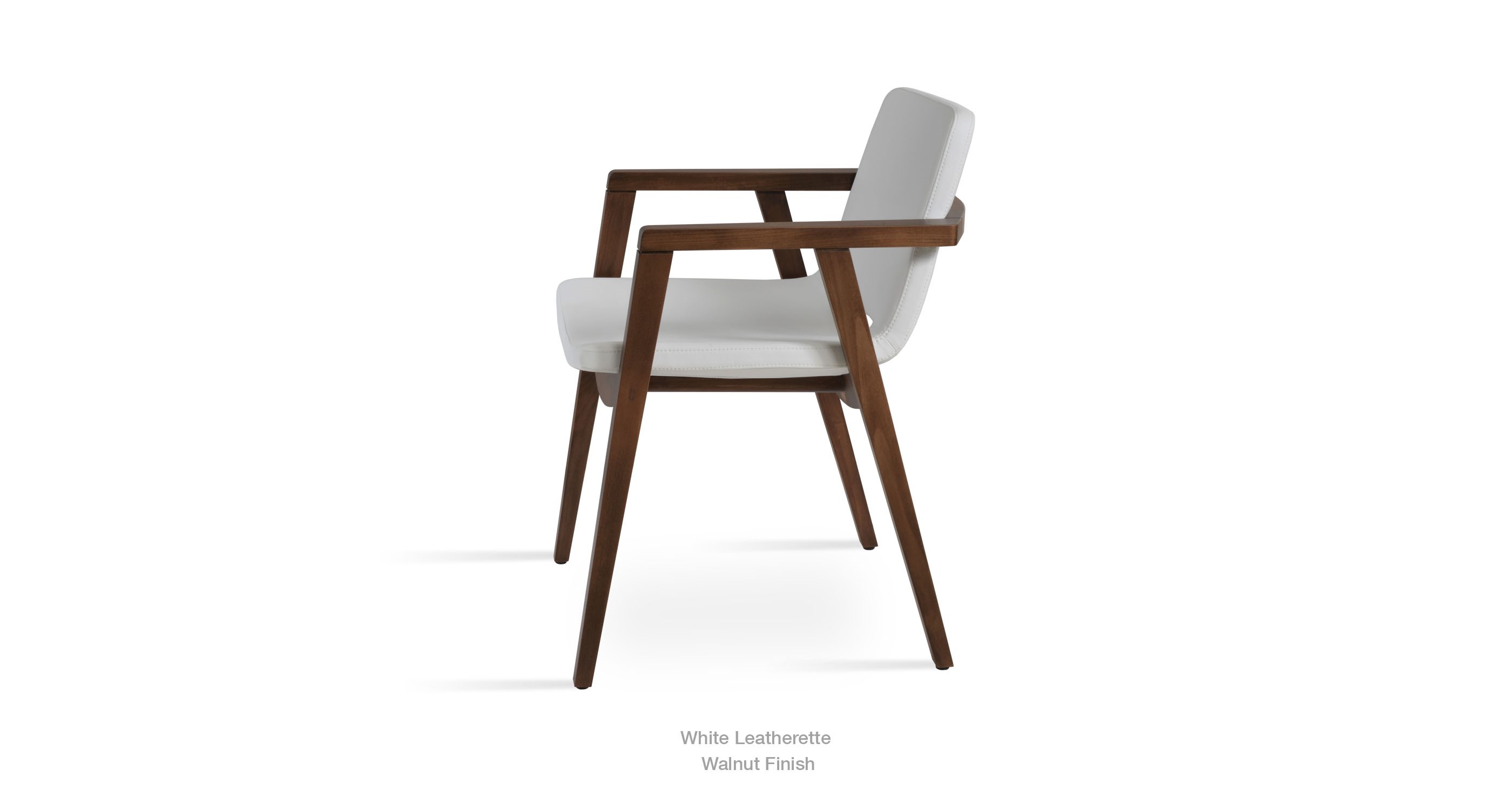 white leatherette