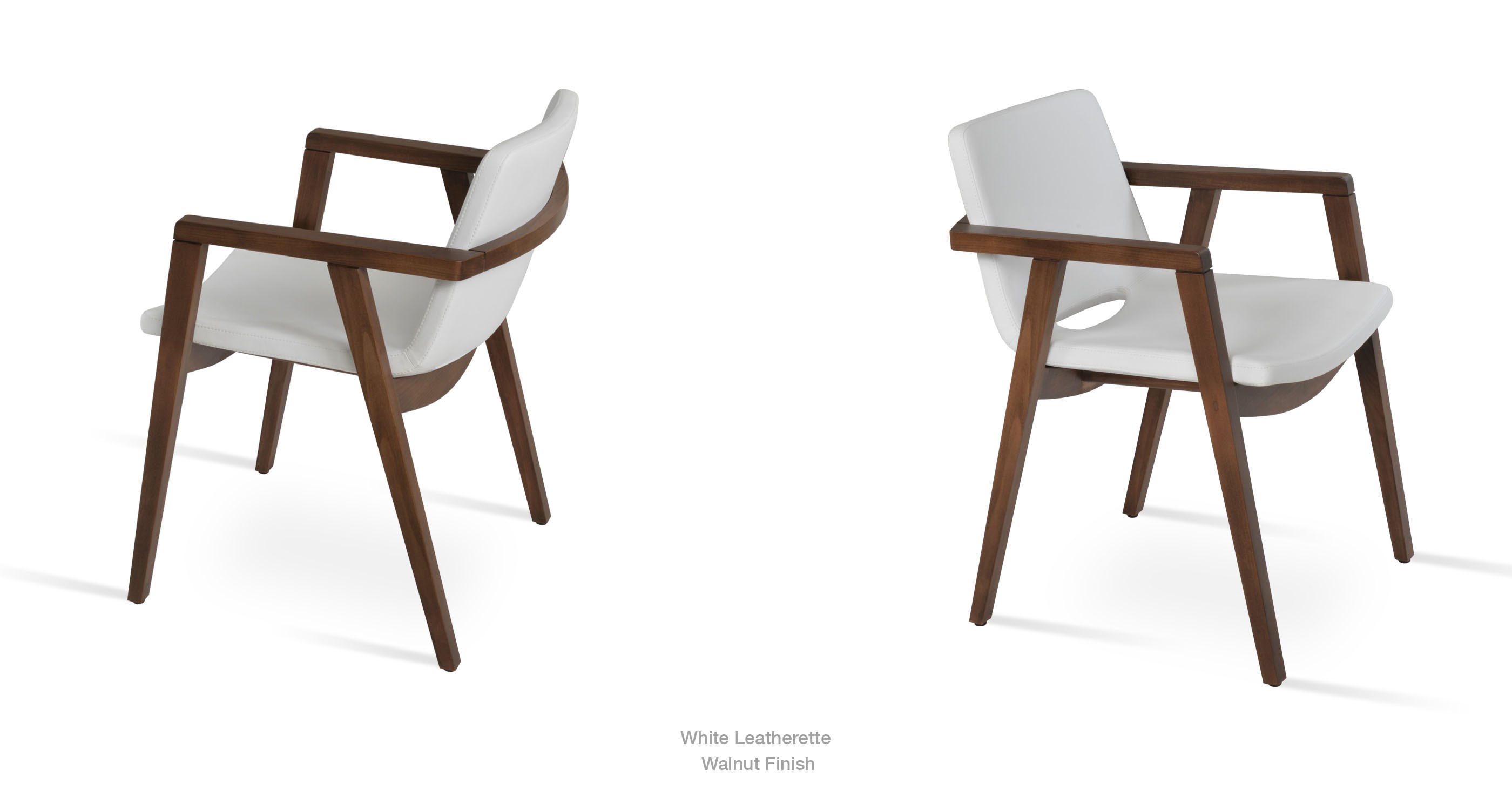 white leatherette