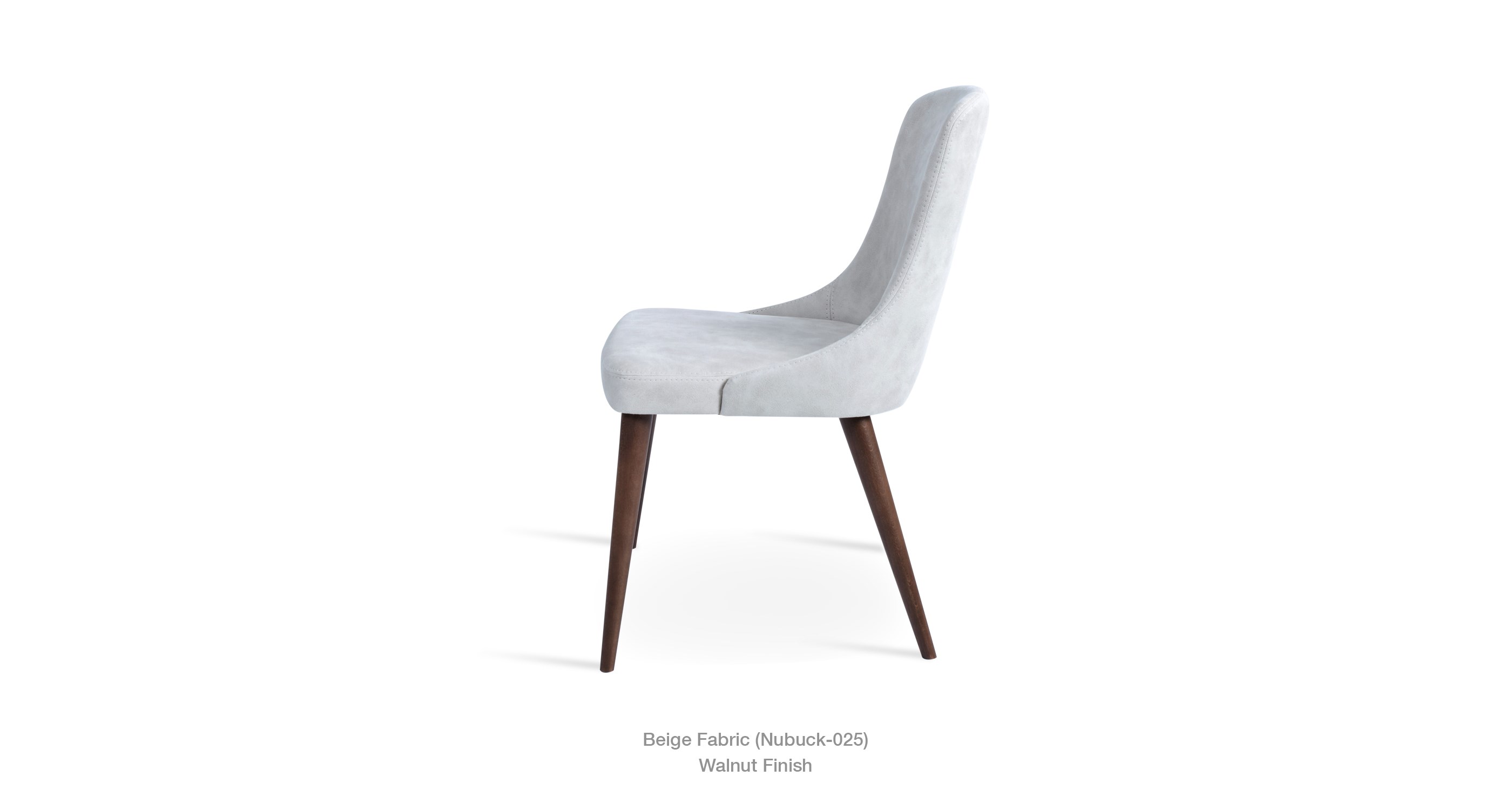 Romano Dining Beige Nubuck Fabric