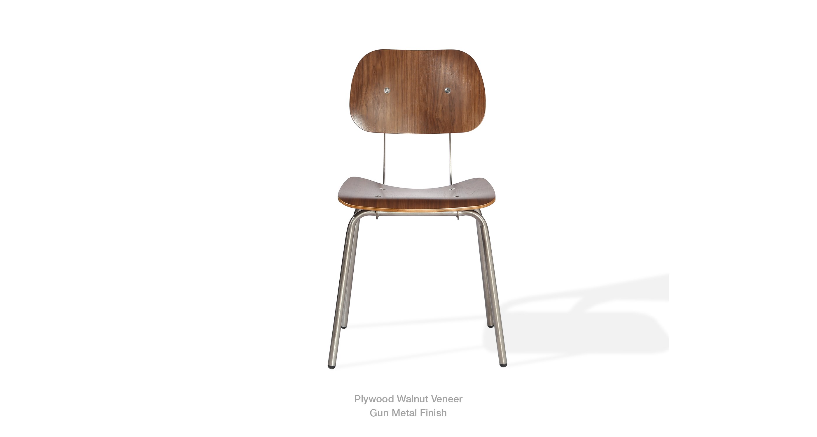 walnut - gunmetal