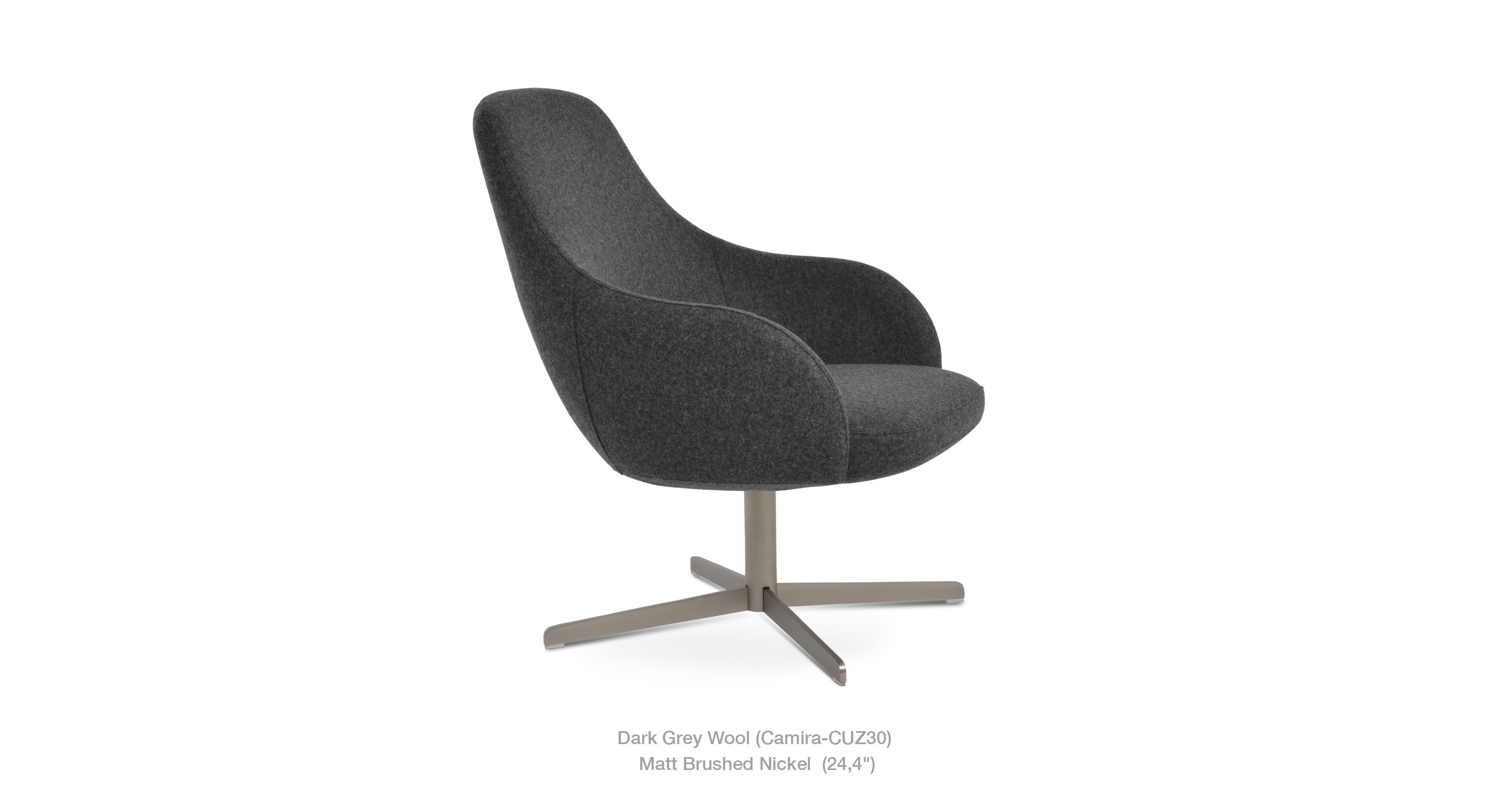 dark grey wool