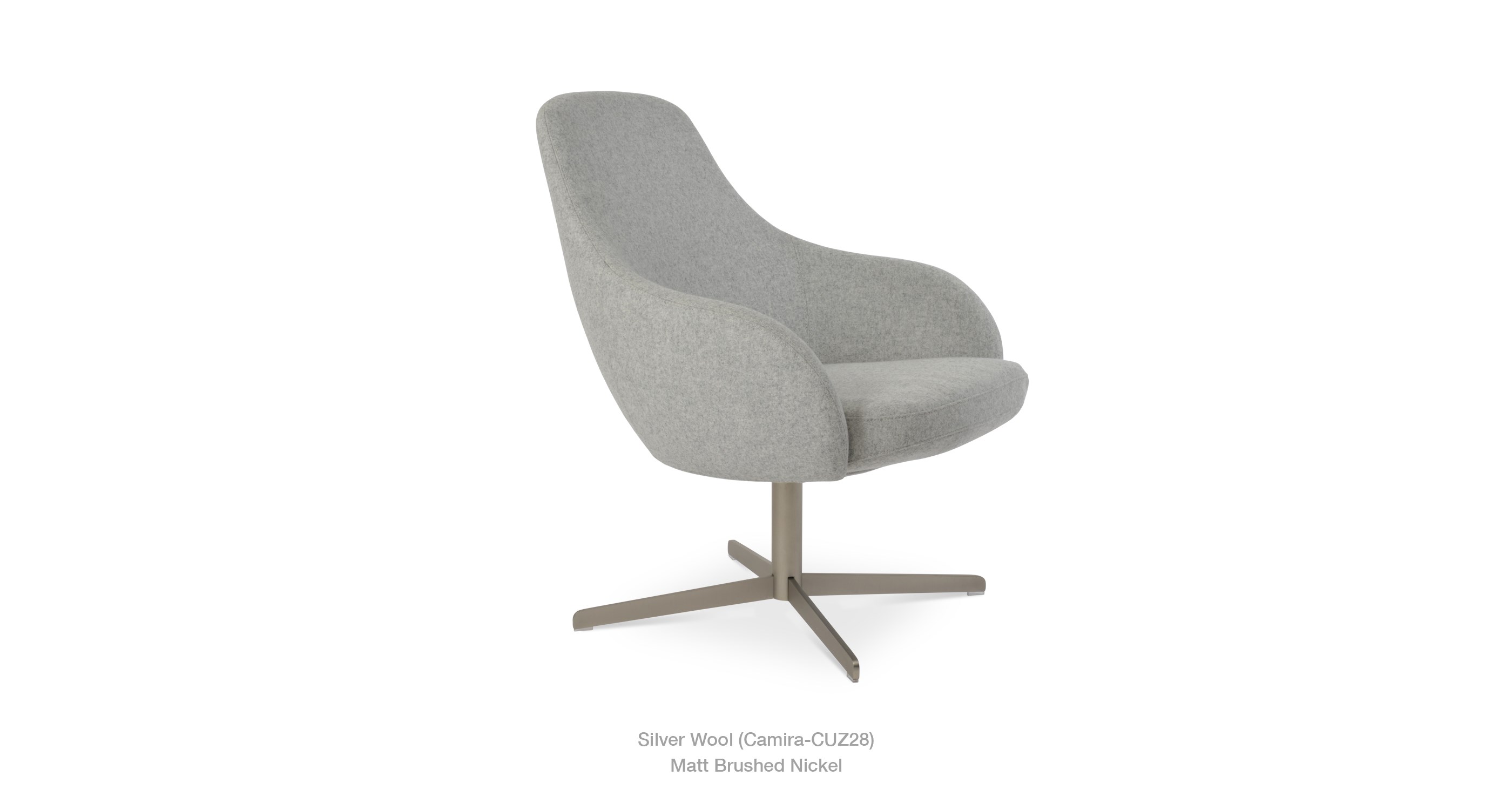 Gazel Arm Lounge 4 Star Silver