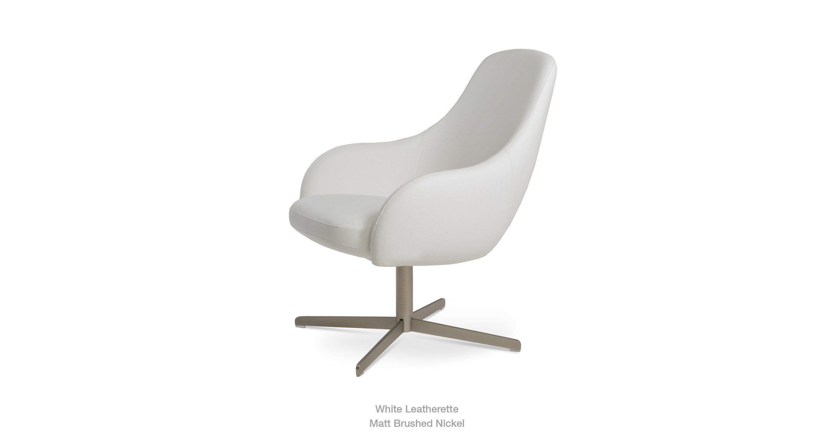 2020 24 11 Gazel Lounge 4 Star White Leatherette