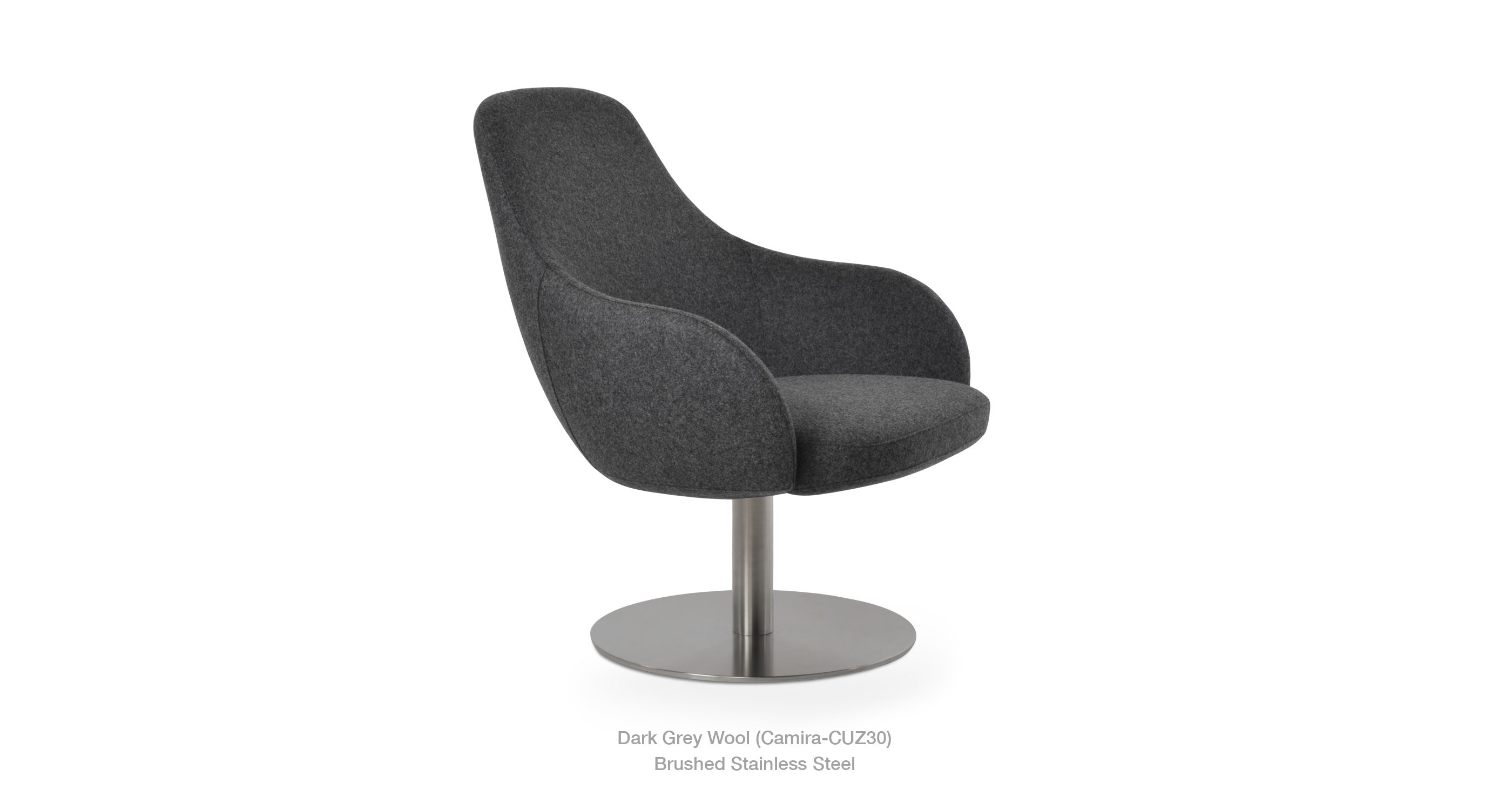 dark grey wool