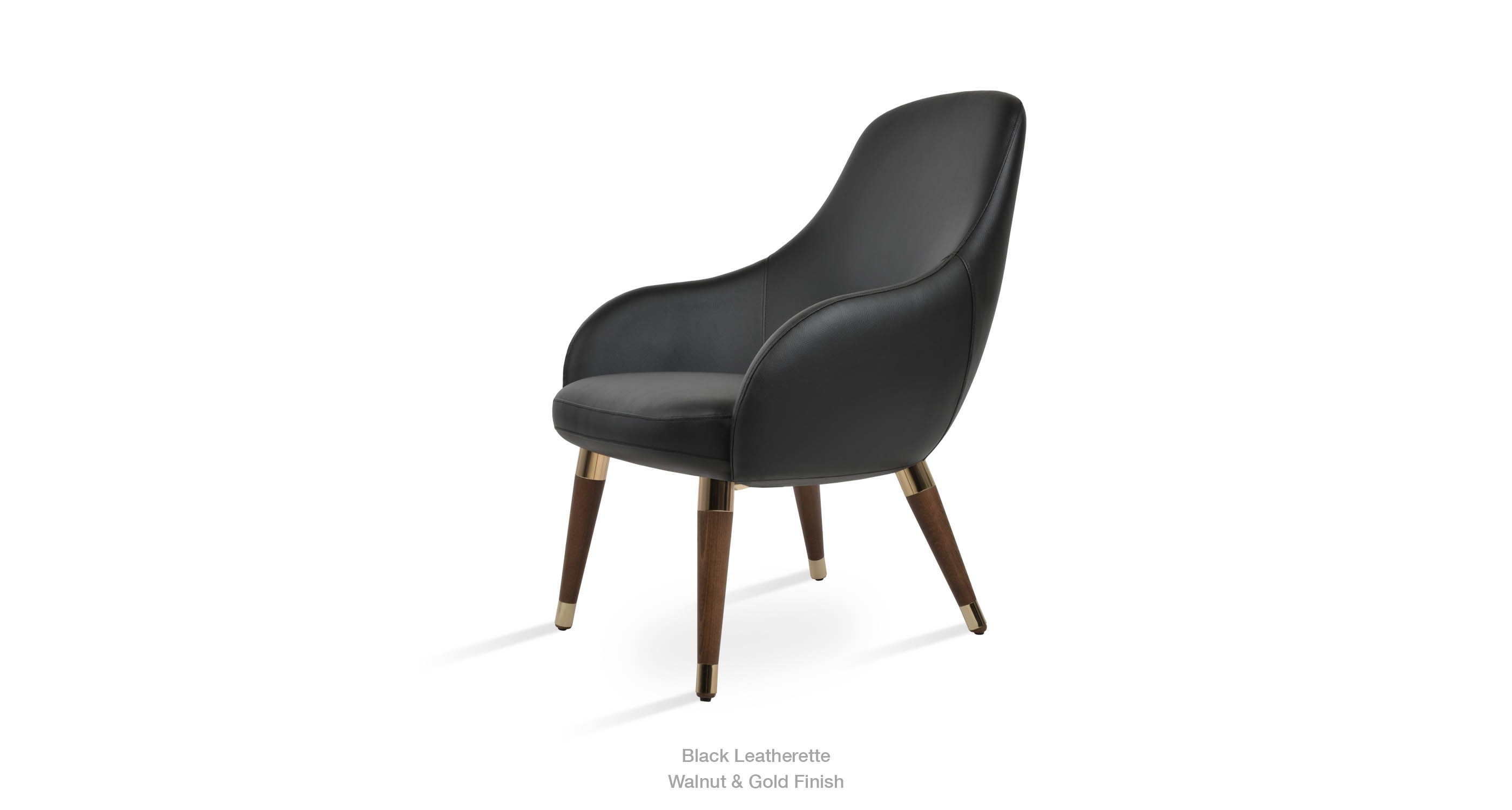 black leatherette