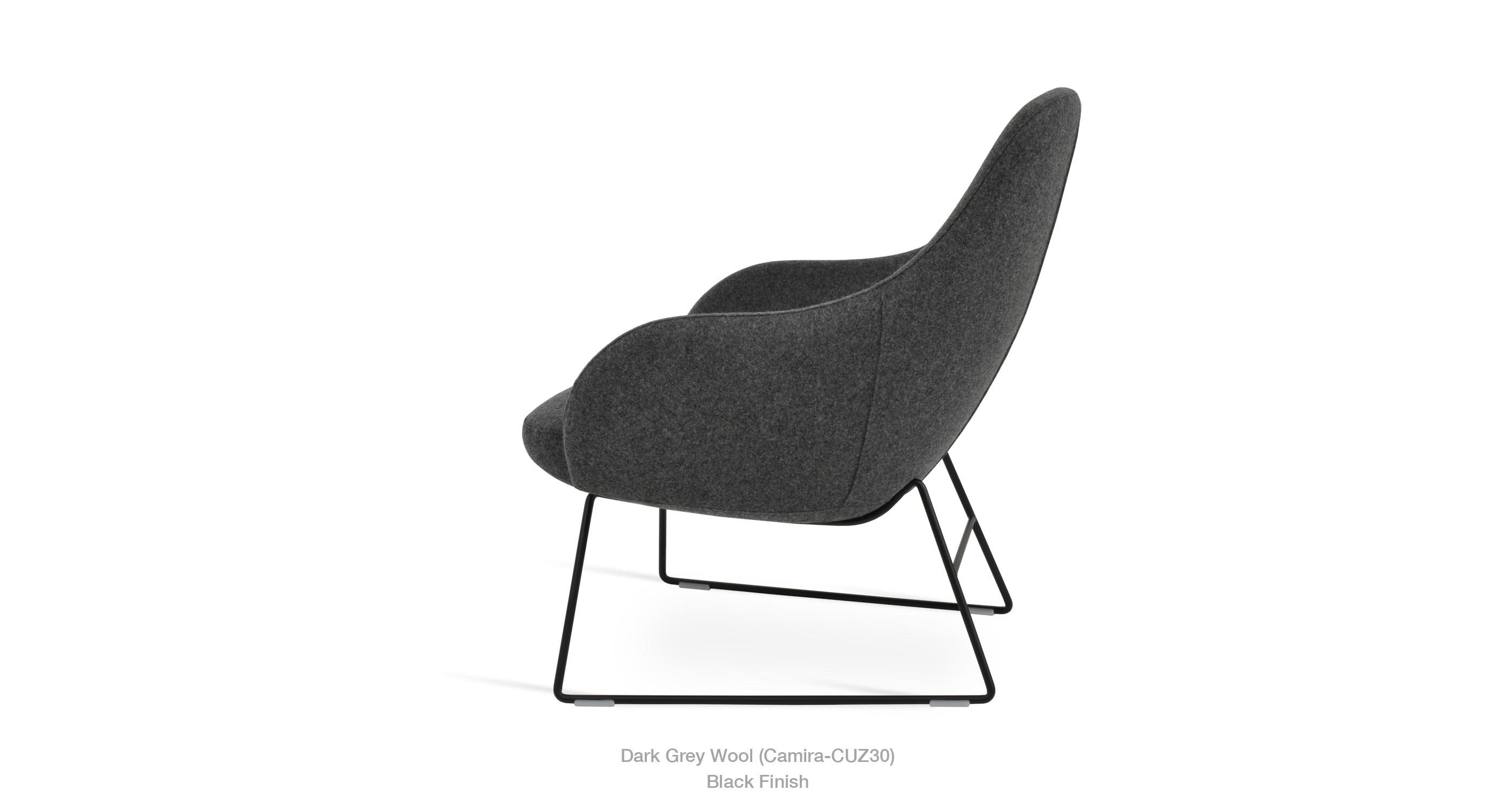 dark grey wool
