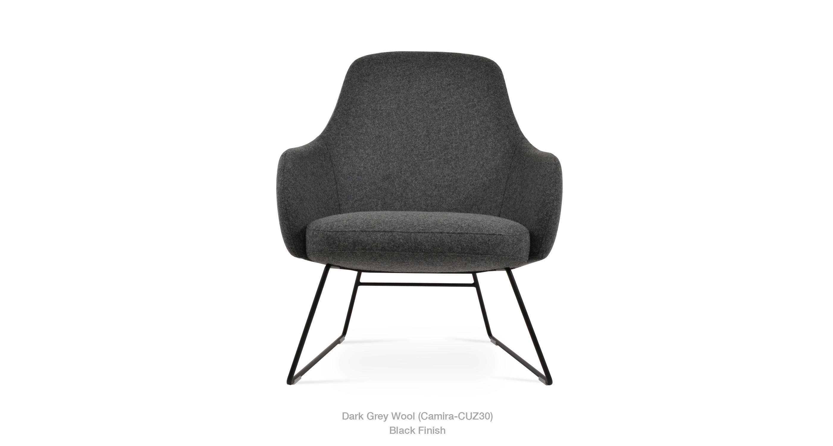 dark grey wool