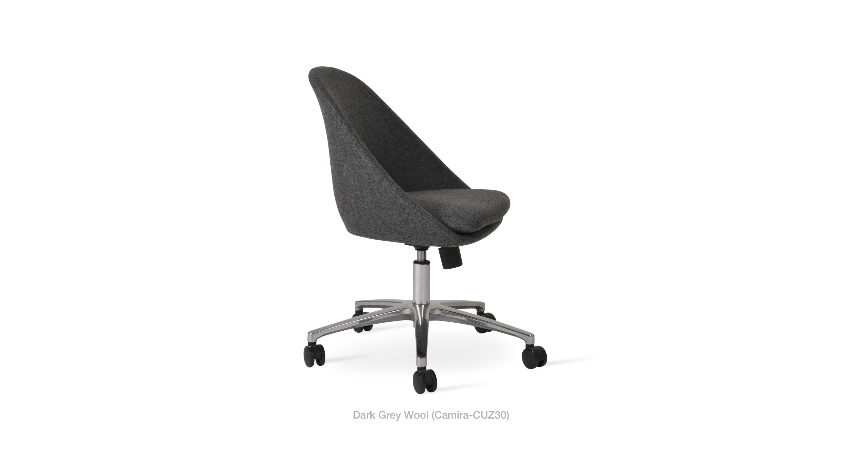 dark grey wool