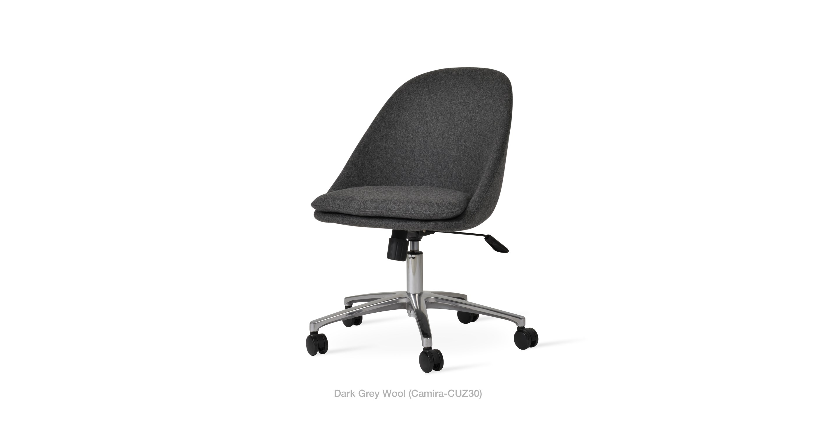 dark grey wool