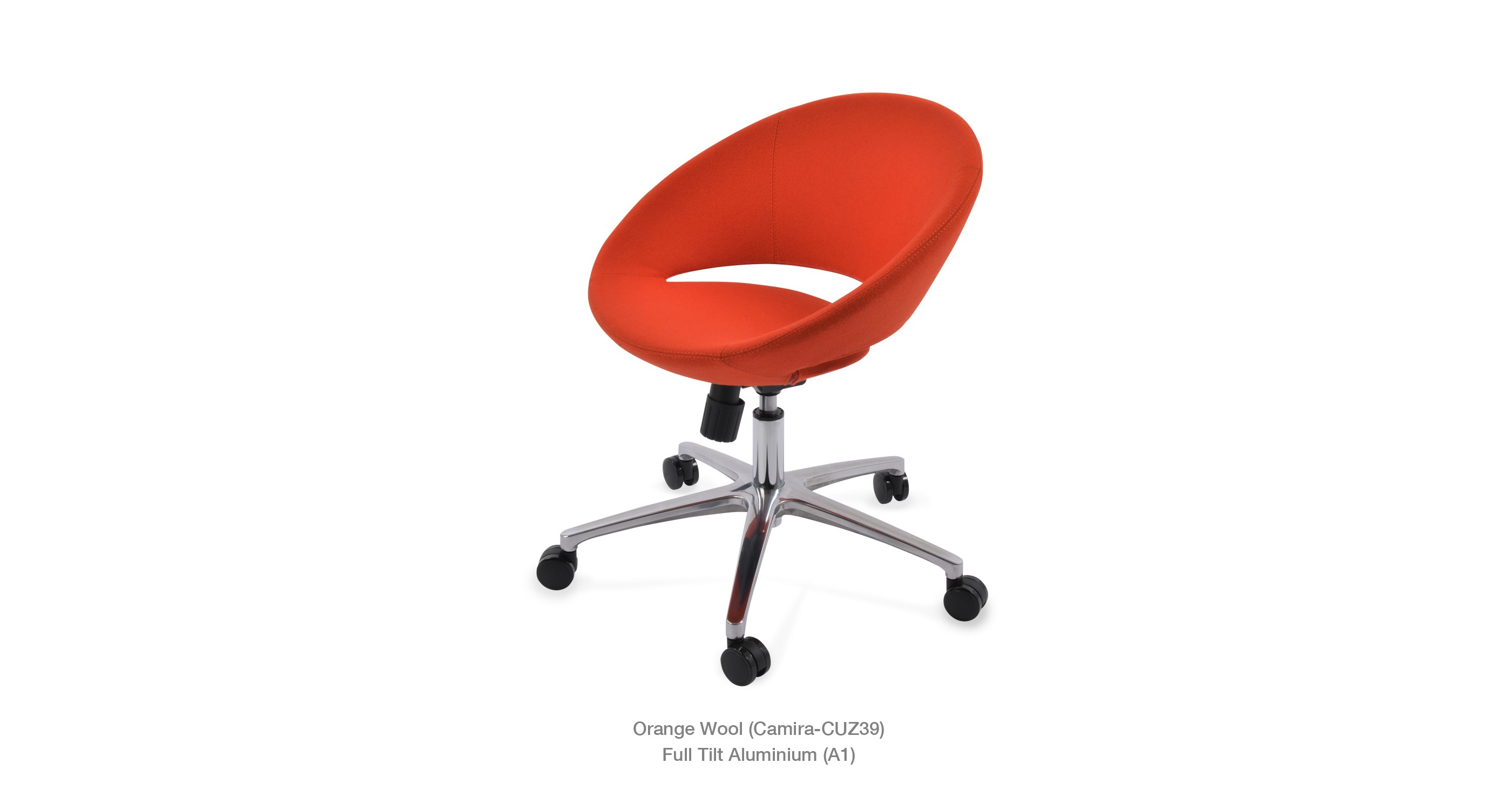 Crescent Office Orange Wool 