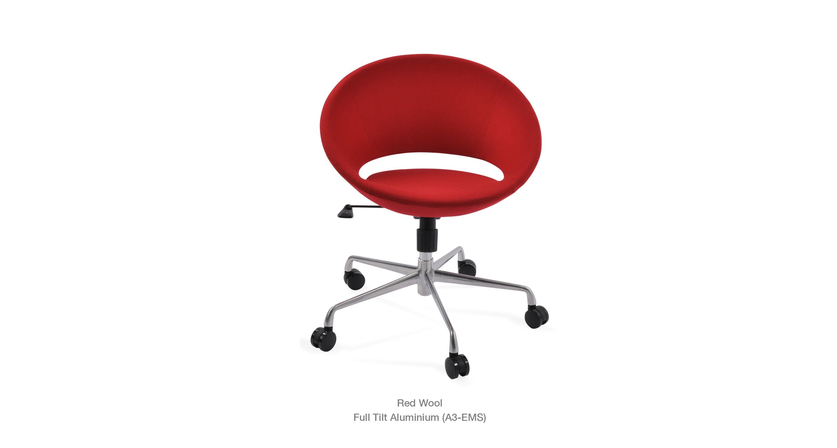 Crescent Office Red Wool 