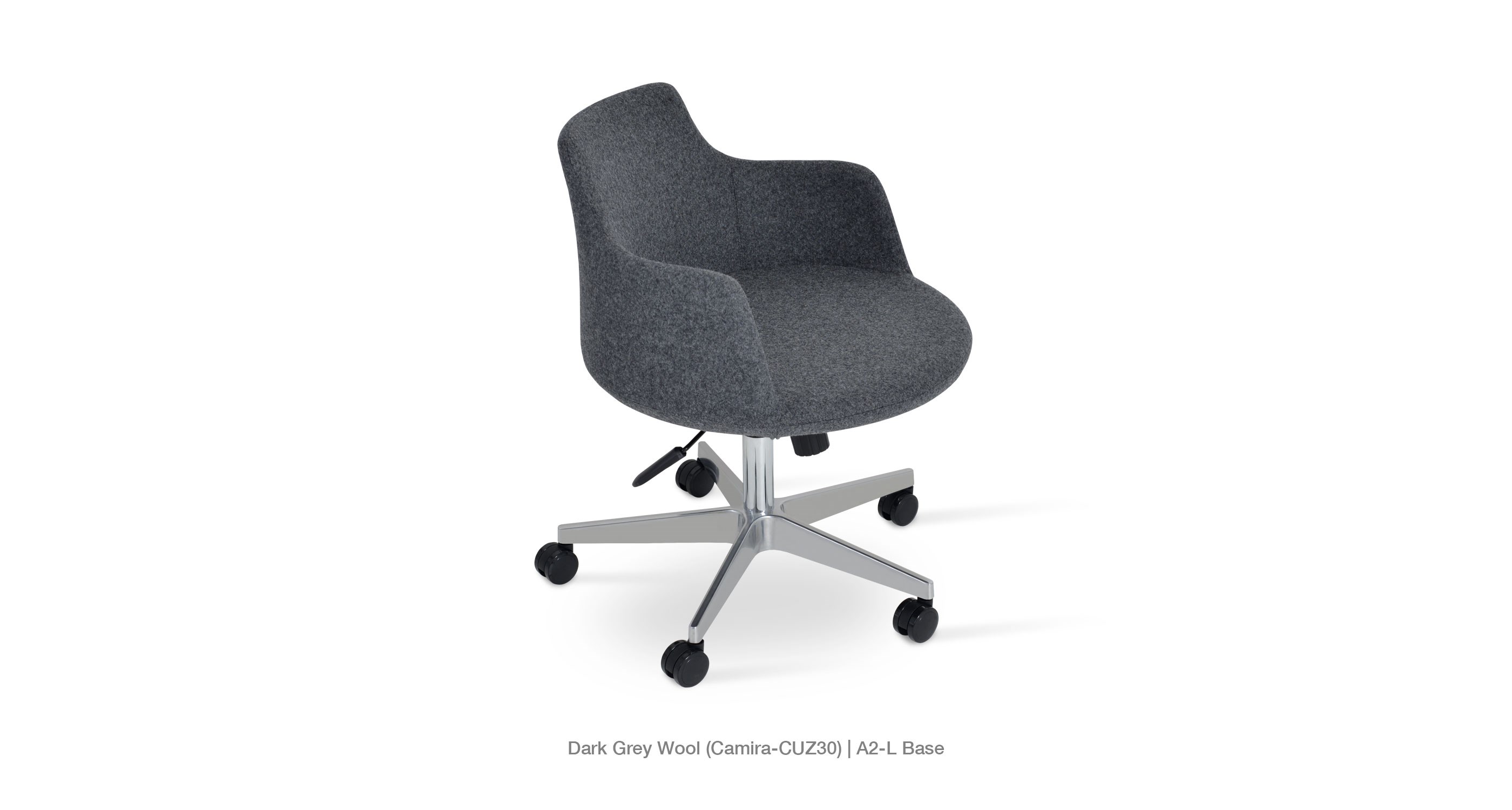 dark grey wool