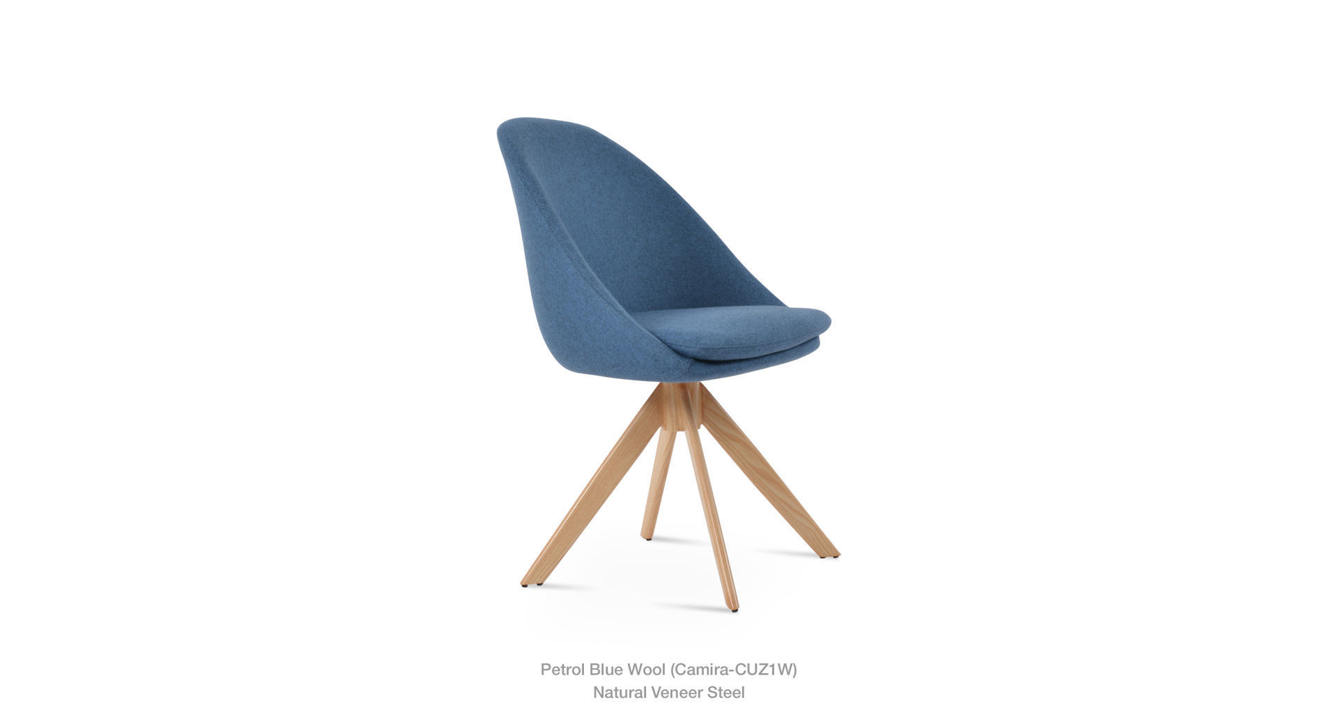 Petrol Blue Camira Wool