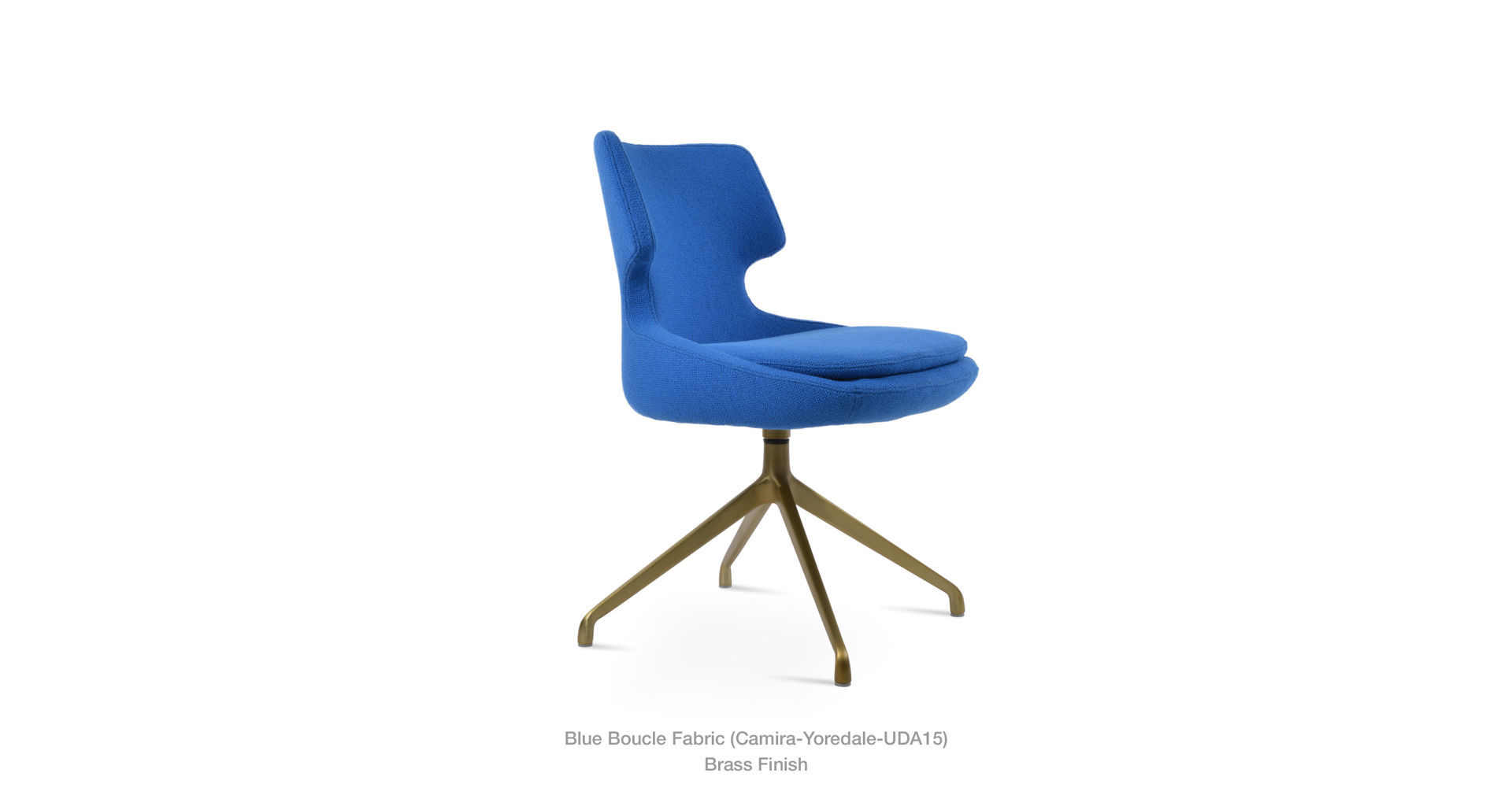 blue boucle Camira