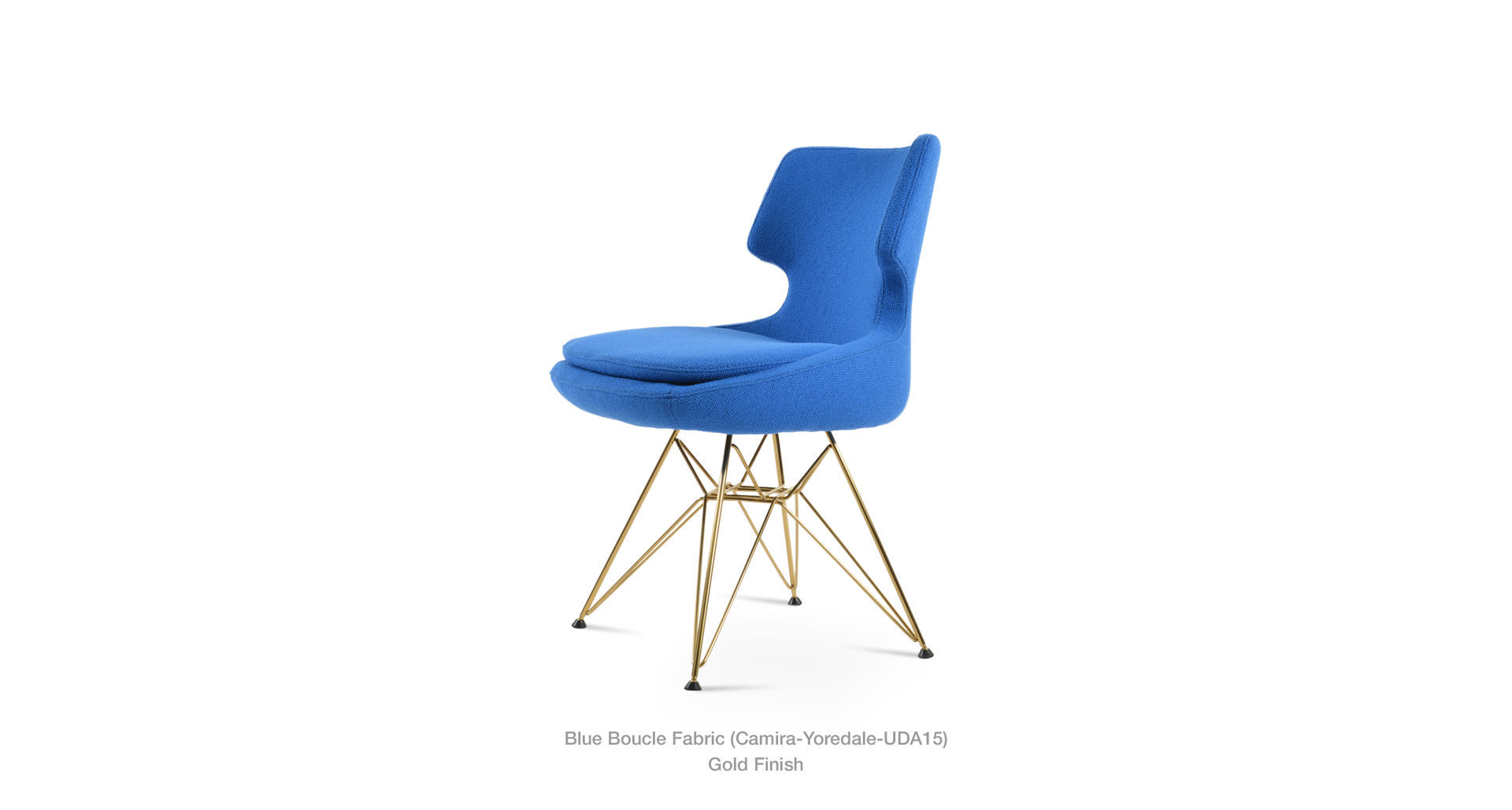 blue boucle Camira