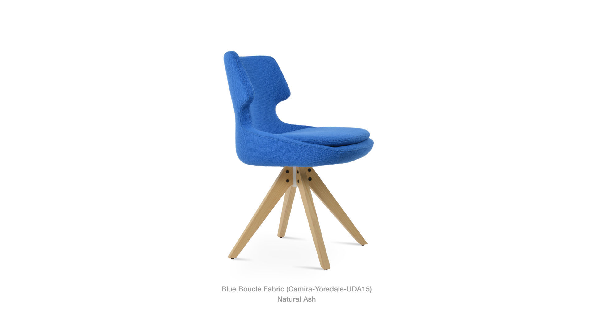 blue boucle Camira
