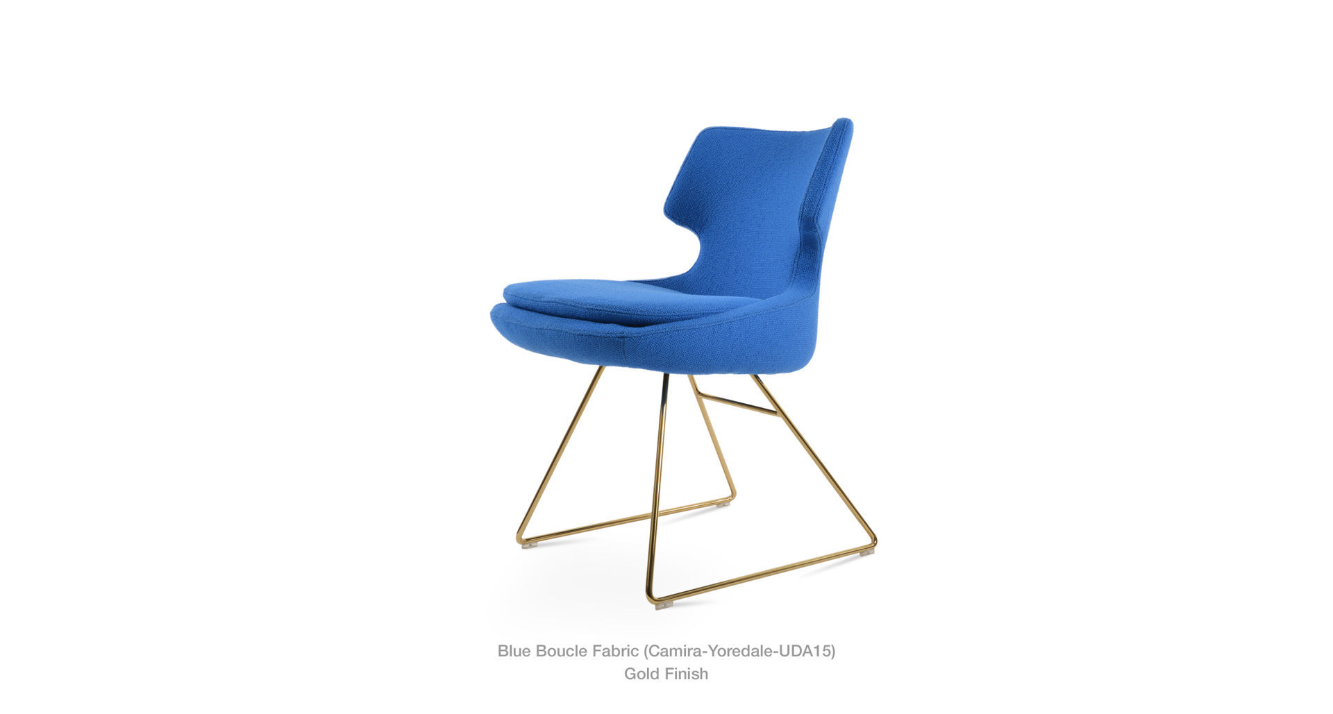 blue boucle Camira