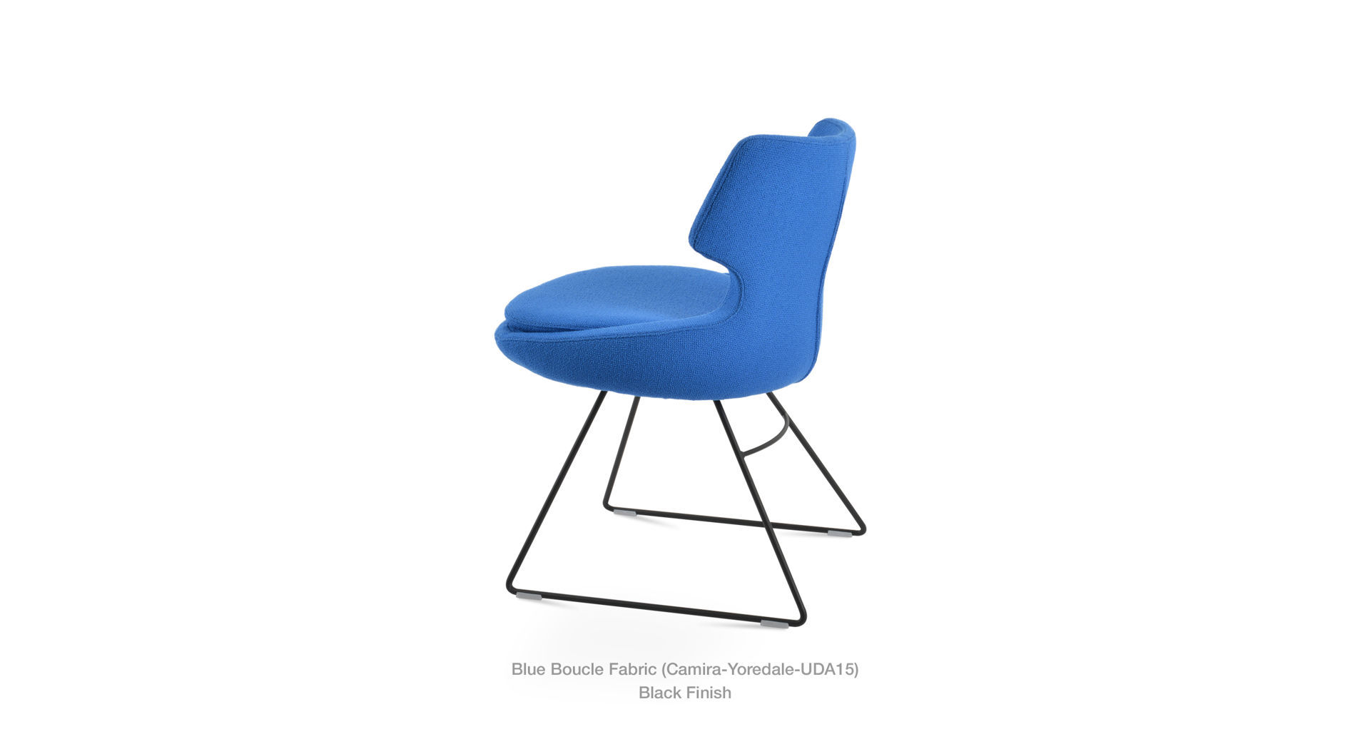 blue boucle Camira
